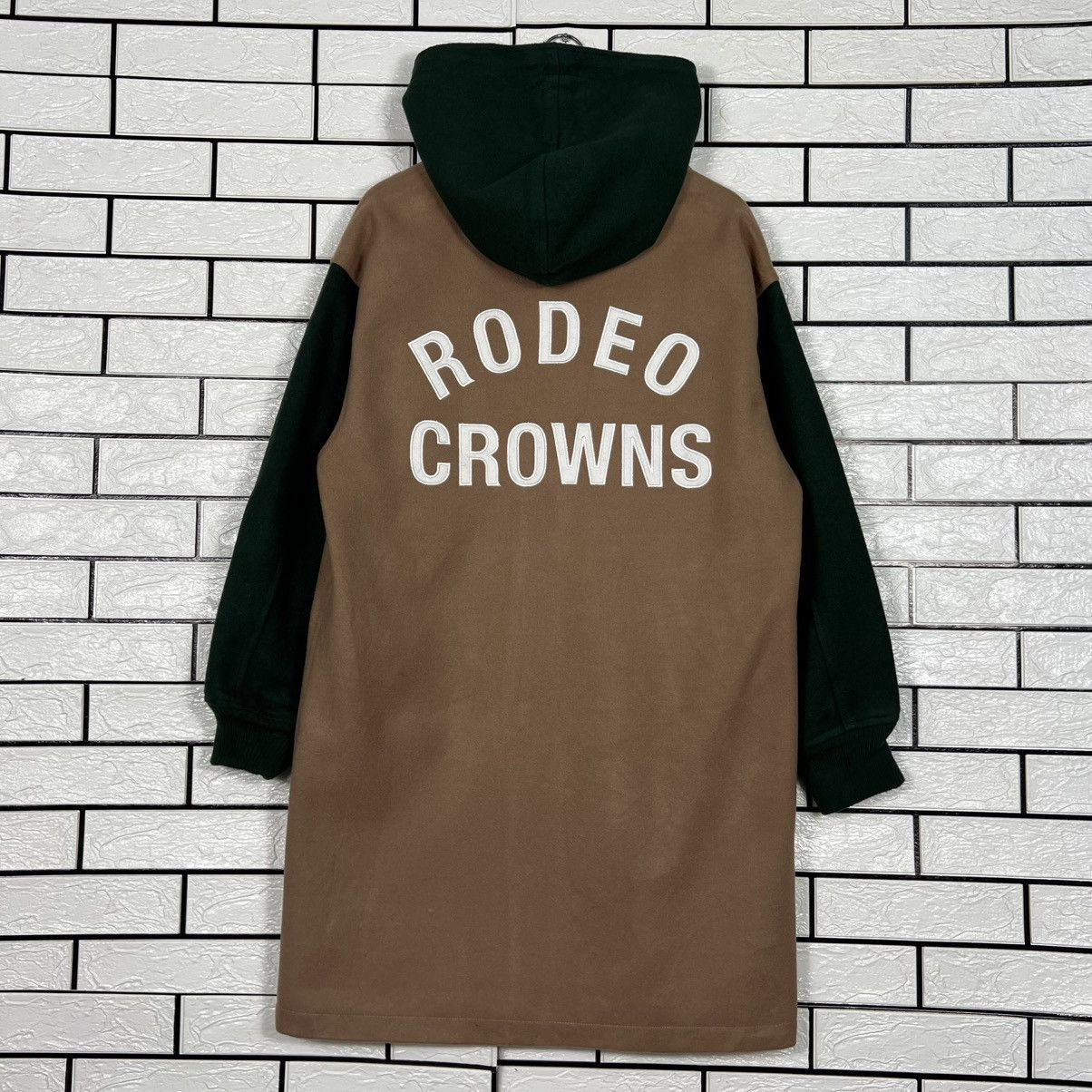 Japanese Brand RODEO CROWNS Big Logo Hooded Long Coat #4142-C189 Size US L / EU 52-54 / 3 - 1 Thumbnail