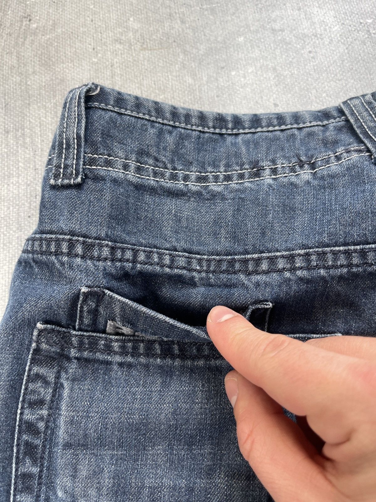 Bench × Vintage Vintage Rare Cargo Biker zipper Jeans pants Size US 30 / EU 46 - 5 Thumbnail