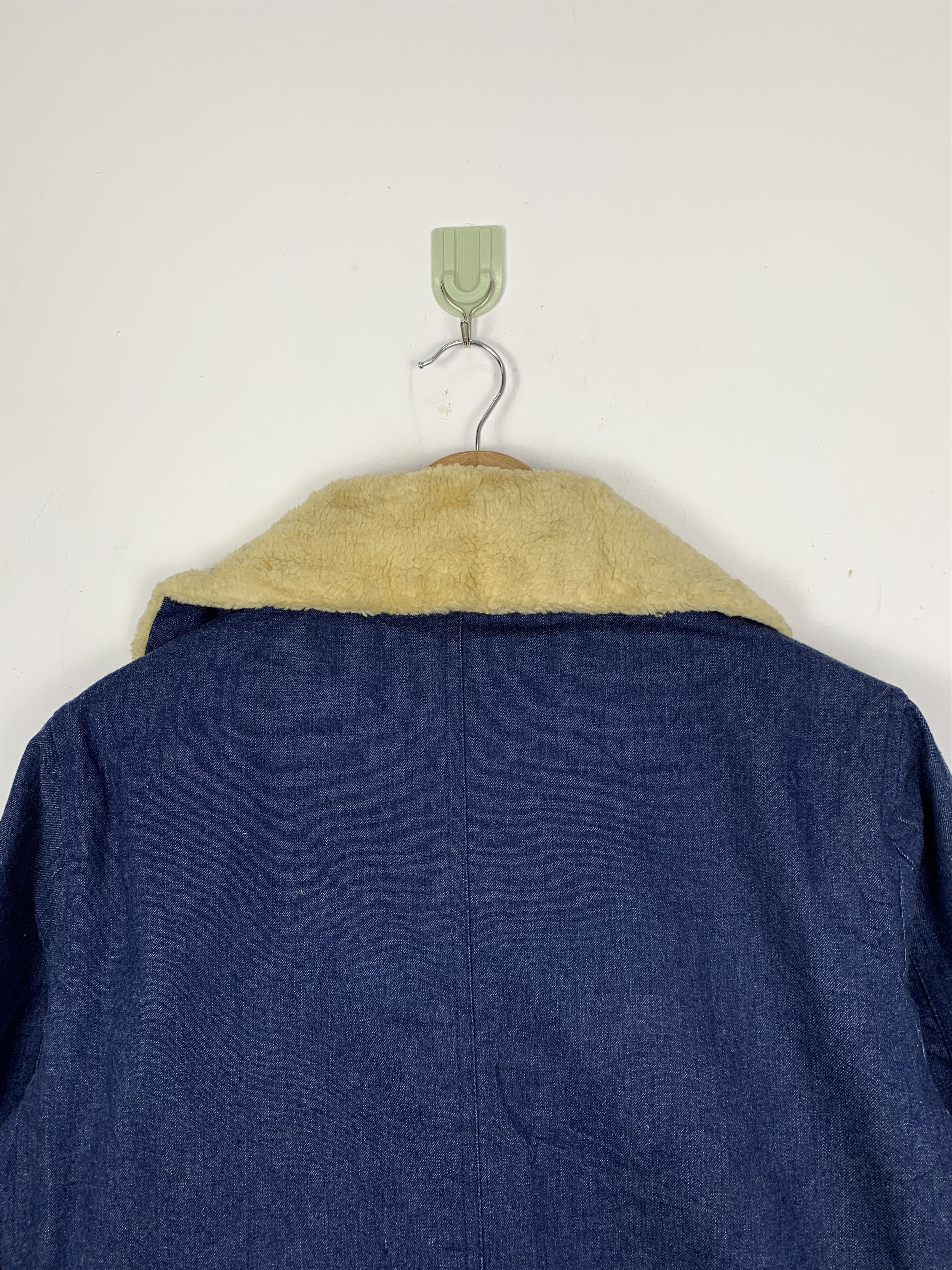 Japanese Brand Vintage 90s Japanese Brand Sherpa Denim Jacket J1364 Size US M / EU 48-50 / 2 - 4 Thumbnail