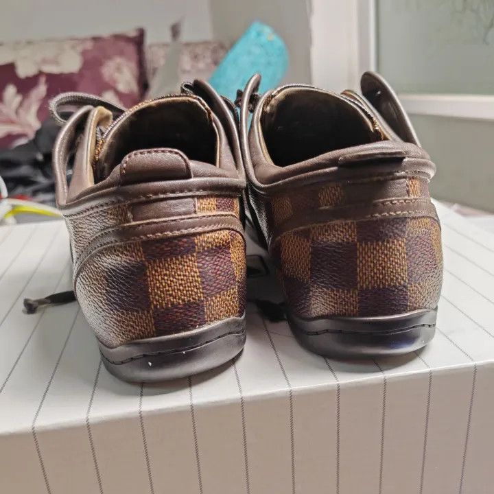 Louis Vuitton Louis Vuitton Classic Checkered Casual Shoes -2508 Size US 5.5 / EU 38 - 3 Thumbnail