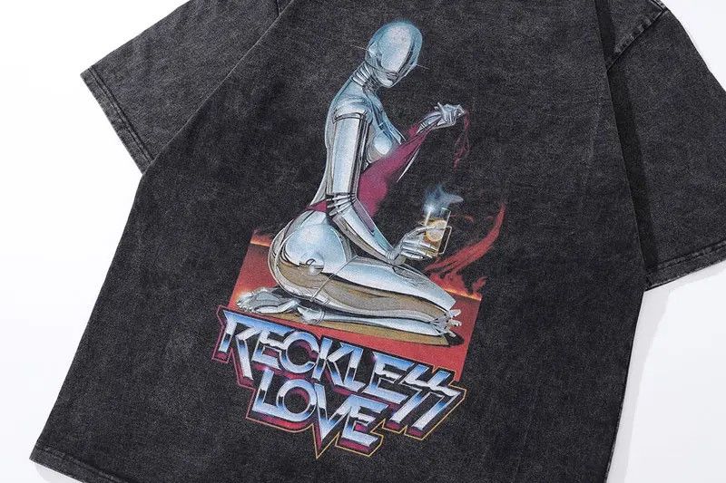 Japanese Brand Oversized Hip Hop Harajuku Graphic T-Shirt y2k Size US XL / EU 56 / 4 - 3 Thumbnail