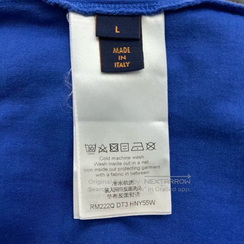 Louis Vuitton Louis Vuitton Blue embossed short sleeve Size US L / EU 52-54 / 3 - 5 Thumbnail