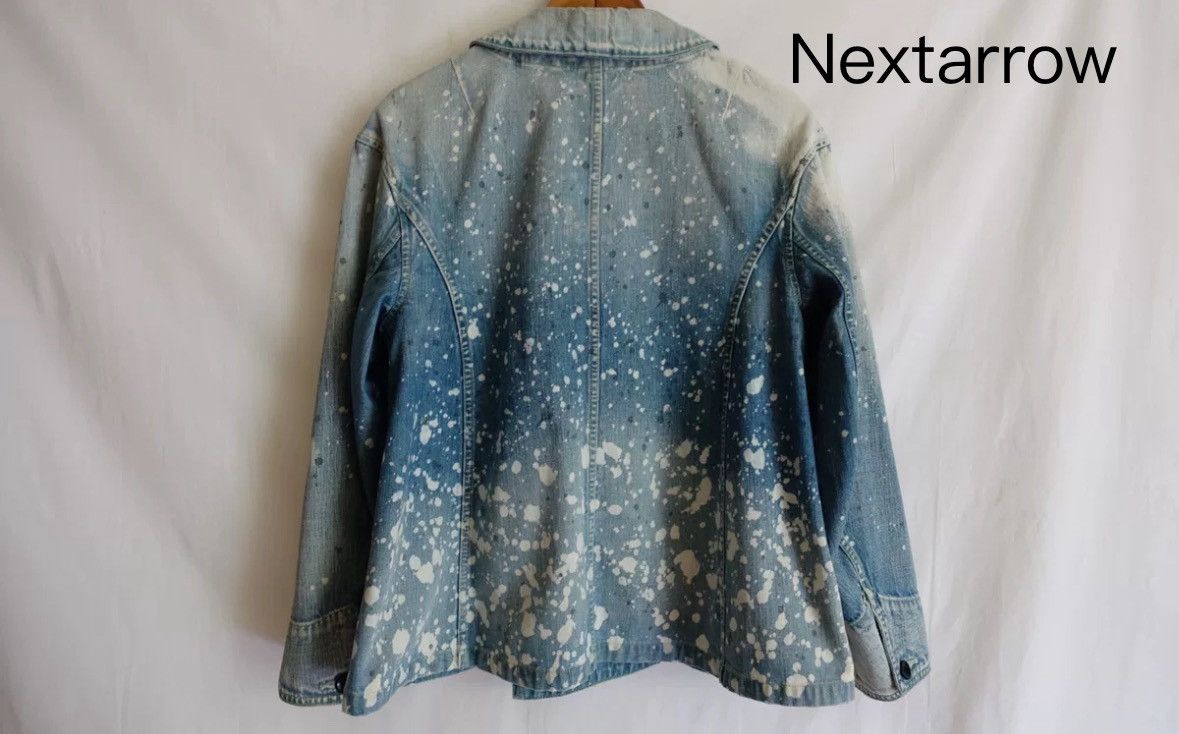 Kapital Kapital Ink Splashed Round Neck Cowboy Coat 2412-Nextarrow Size US S / EU 44-46 / 1 - 2 Thumbnail