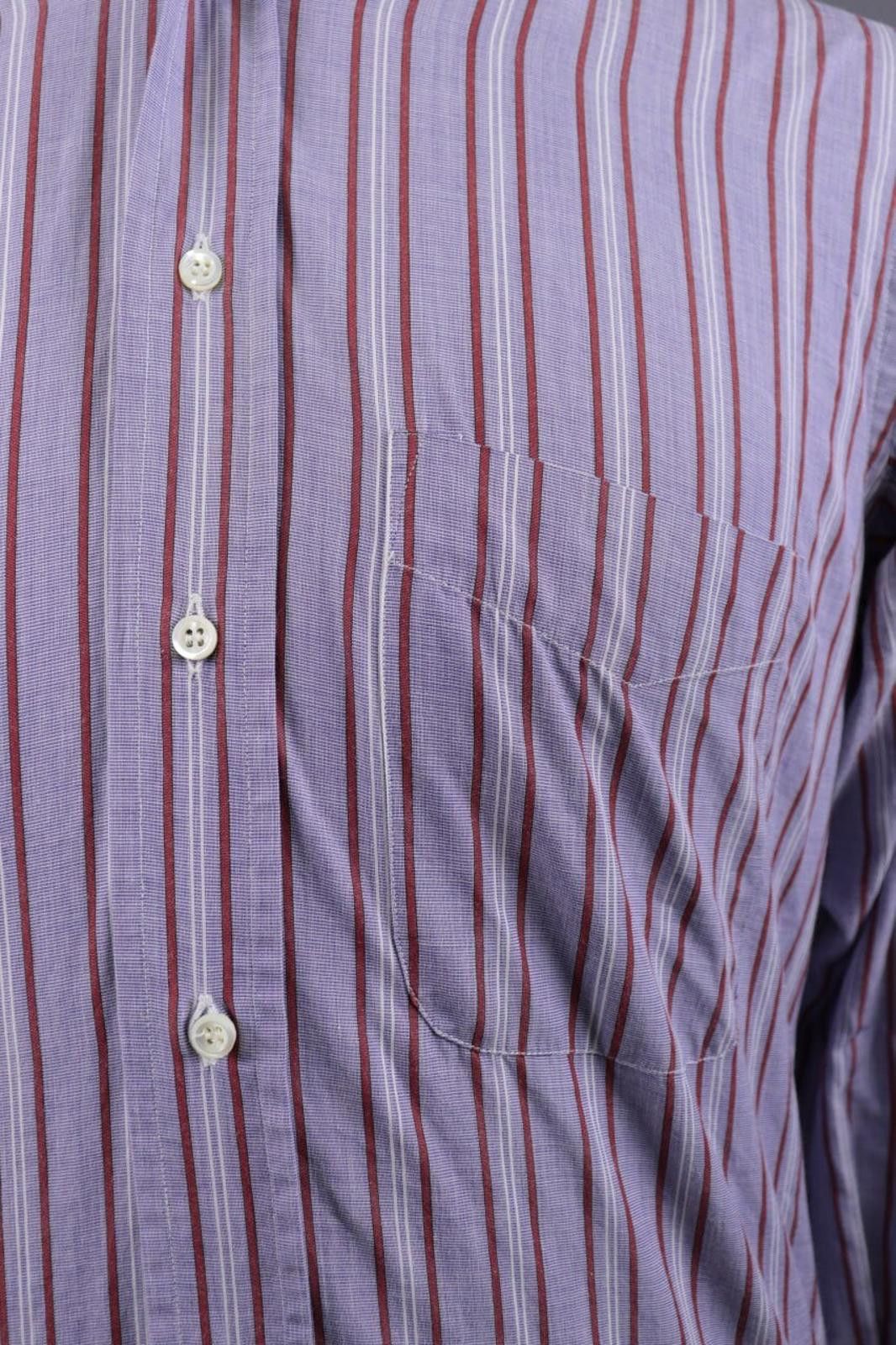 Givenchy Givenchy Gentelman Paris Blue Stripe Shirt Size 37 / 14 Size US M / EU 48-50 / 2 - 4 Thumbnail