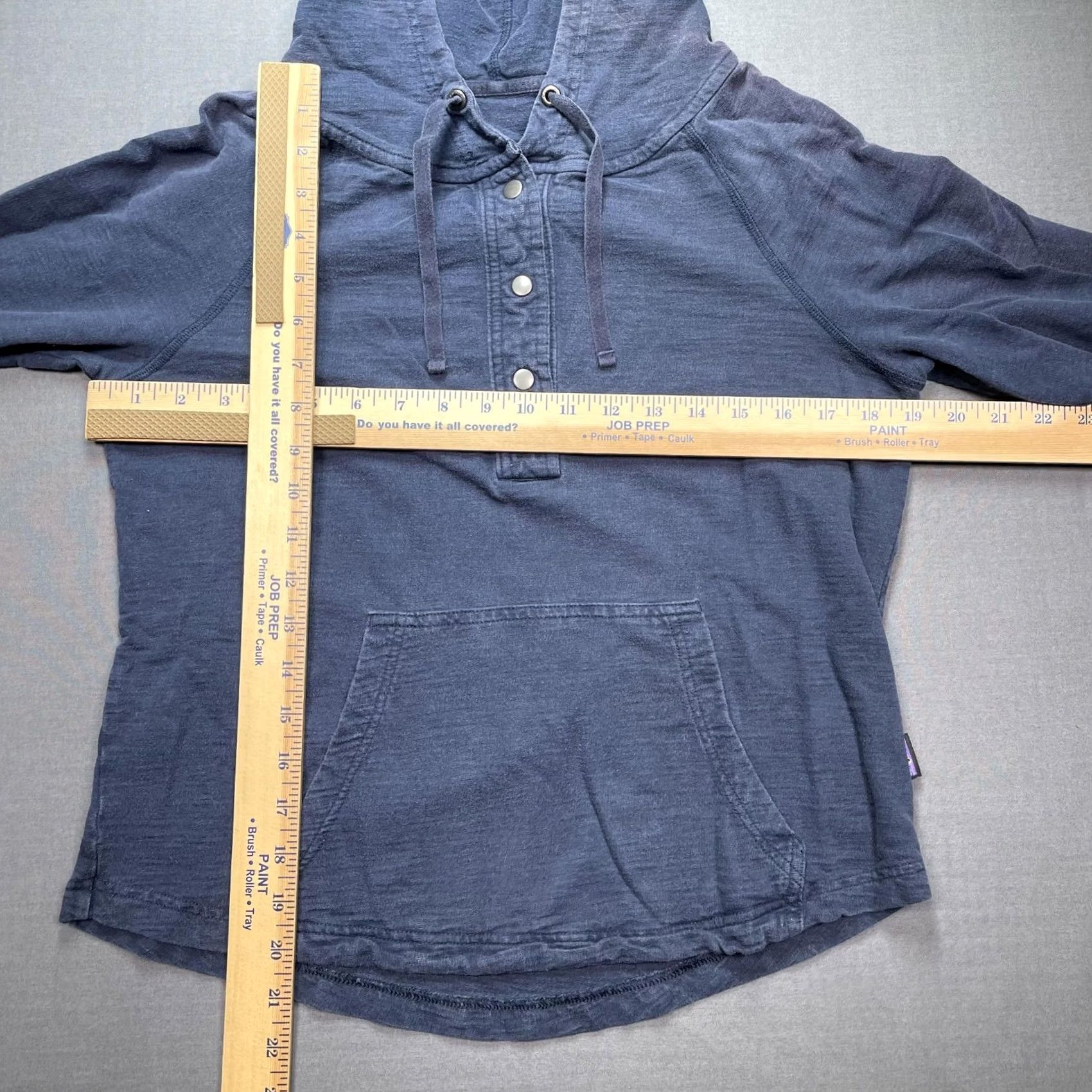 Patagonia Patagonia Hoodie Womens Small Blue Henley Organic Cotton Tencel Knit Pullover Size S / US 4 / IT 40 - 5 Thumbnail