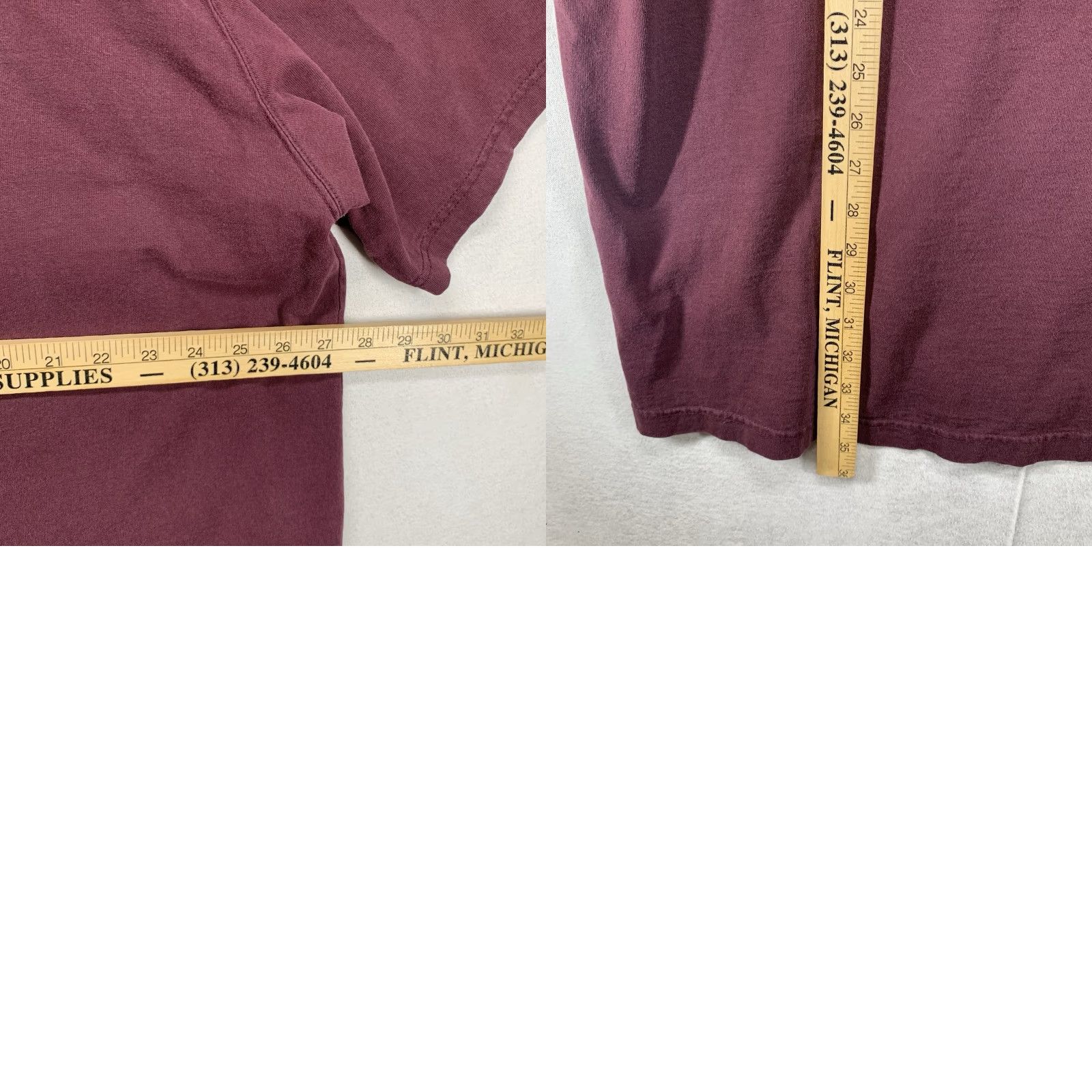 Carhartt Carhartt 2XLT TALL Short Sleeve T-Shirt Mens Crew Neck Cotton All Seasons Loose Fit Logo Port Wine Vintage No Size US XXL / EU 58 / 5 - 9 Thumbnail