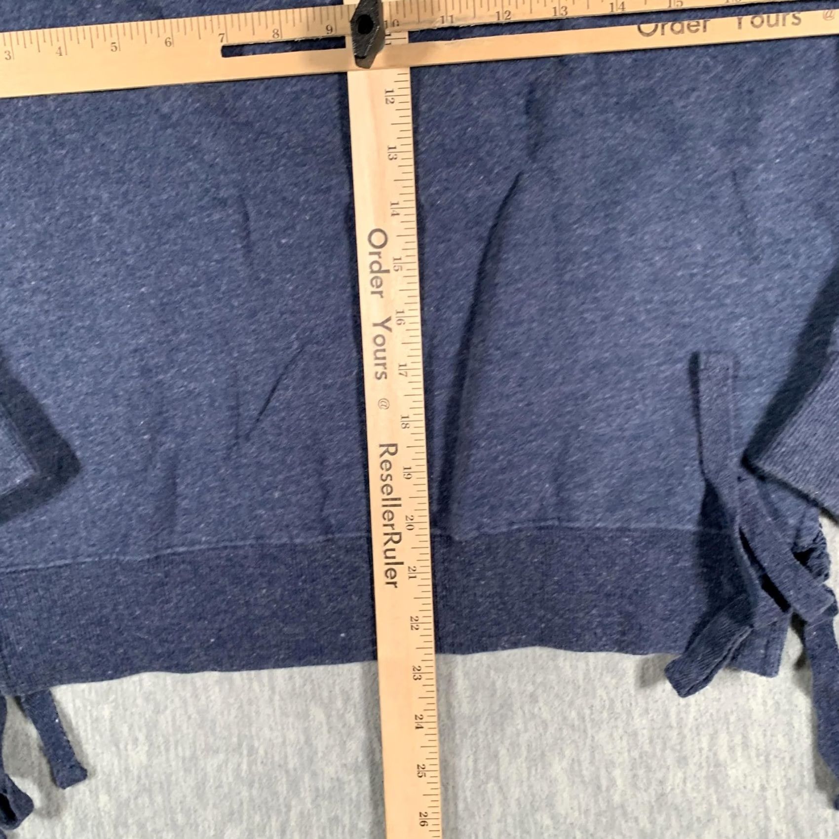 Marine Layer Marine Layer Sweatshirt Womens Small Blue Side Tie Fleece Crewneck Pullover Top Size S / US 4 / IT 40 - 7 Thumbnail