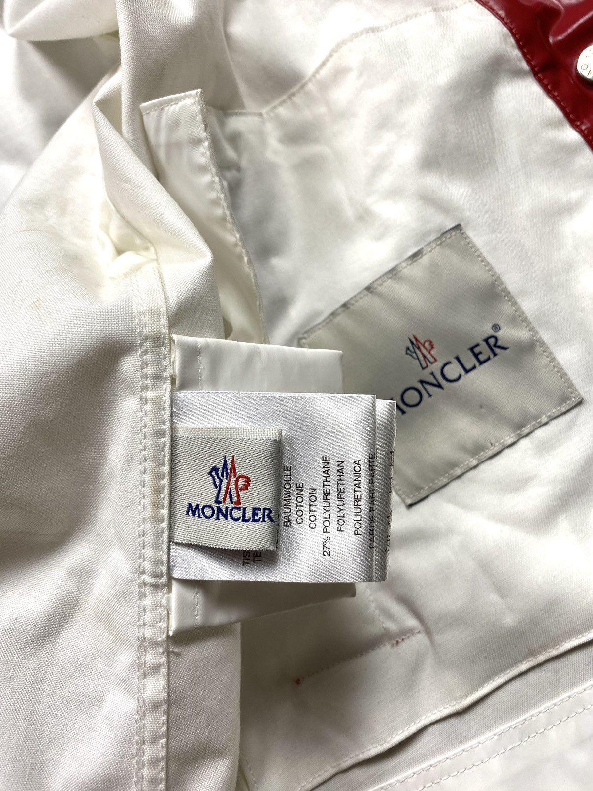 Other Very Rare! Vintage Moncler Rain Jacket Polyurethan Size S / US 4 / IT 40 - 12 Thumbnail