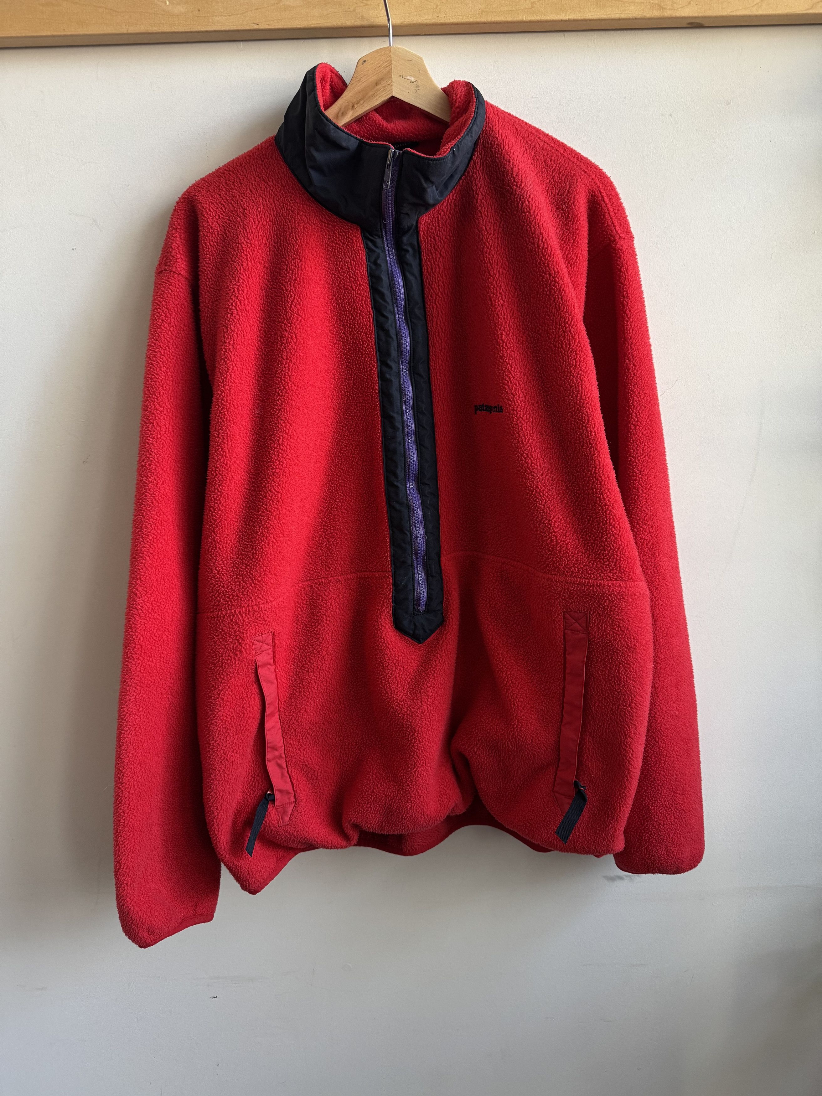 Patagonia 80s Patagonia Half Zip Fleece Pullover Size XL Size US XL / EU 56 / 4 - 1 Thumbnail