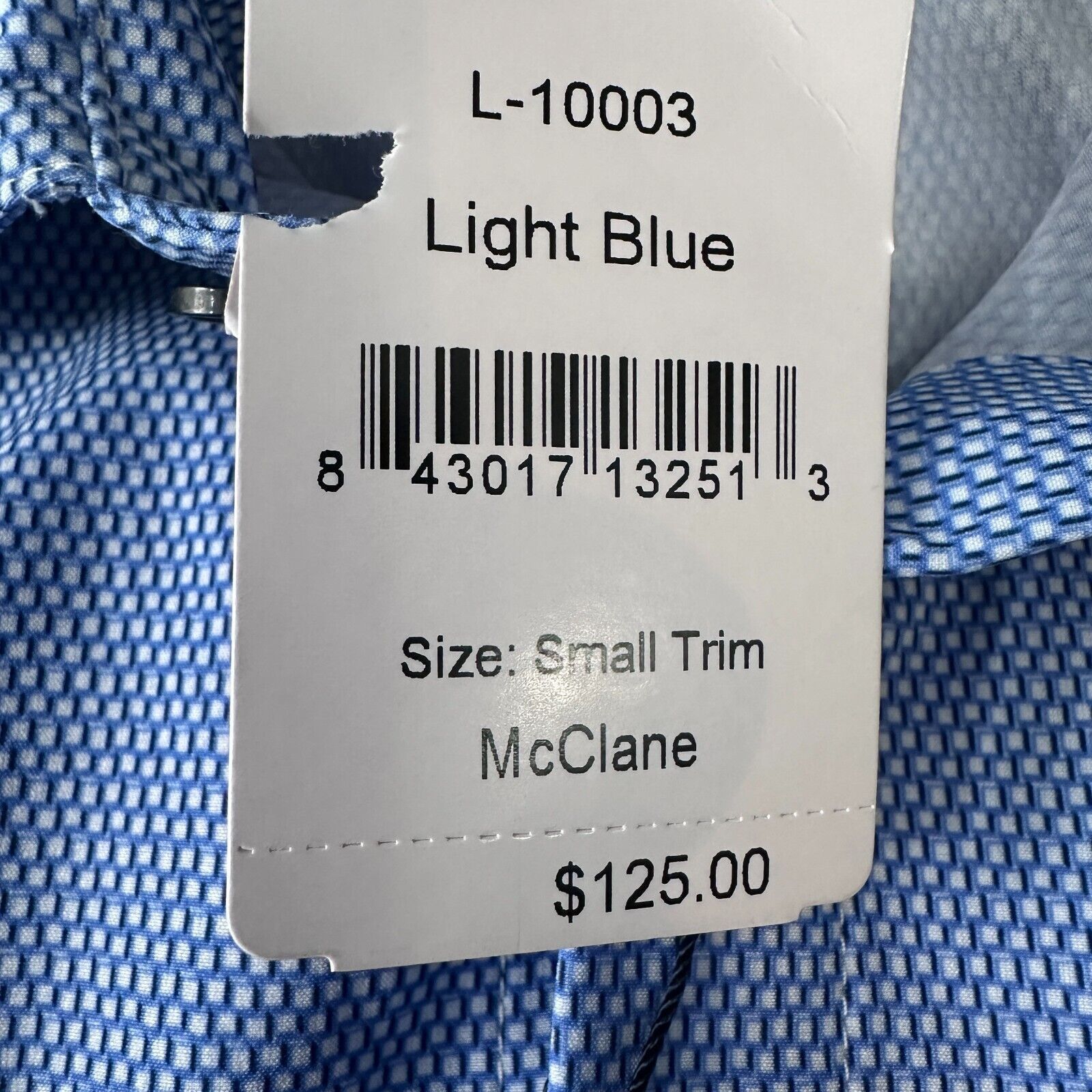 Mizzen+Main Mizzen Main McClane Shirt Mens Small Light Blue Long Sleeve Size US S / EU 44-46 / 1 - 7 Thumbnail