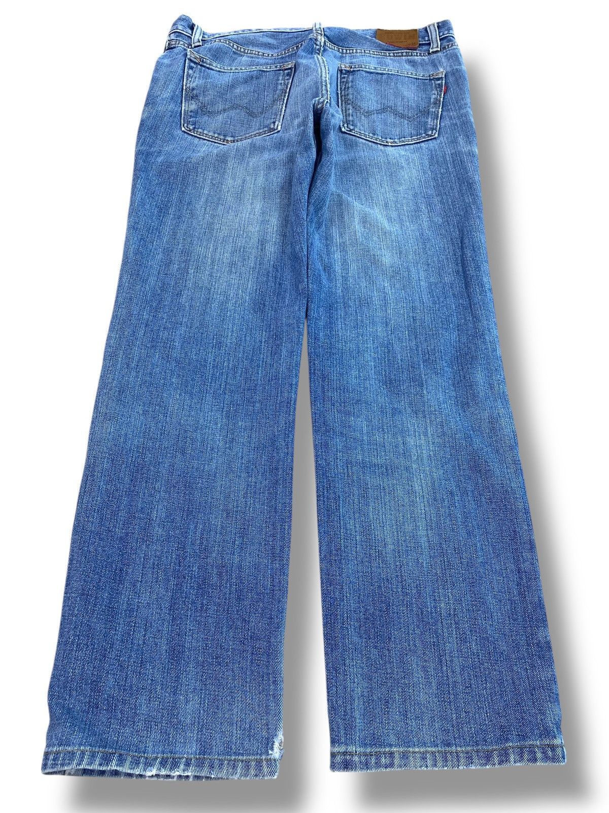 Edwin Edwin Light Wash Whiskered Style Straight Leg Jeans Size US 34 / EU 50 - 3 Thumbnail