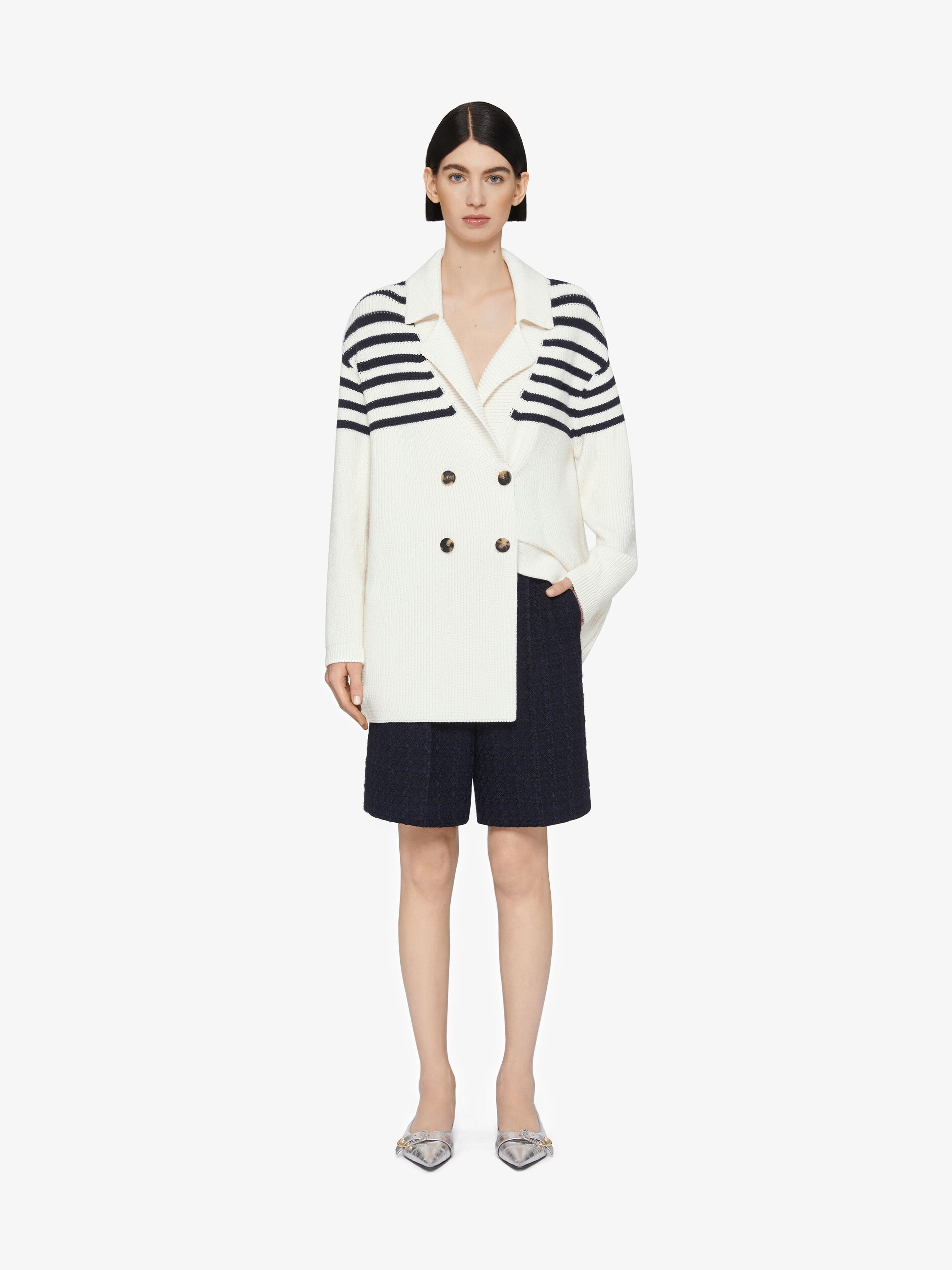 Givenchy o1srvl11e0725 Double-Breasted Cardigan in White Size XS / US 0-2 / IT 36-38 - 4 Thumbnail