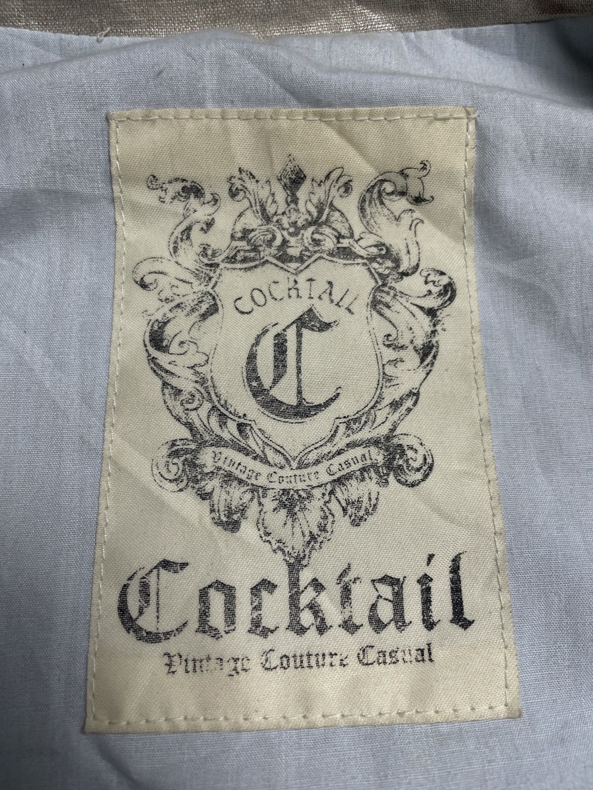 If Six Was Nine 2000’s Cocktail - Vkei Style Linen Jacket Size US S / EU 44-46 / 1 - 6 Thumbnail
