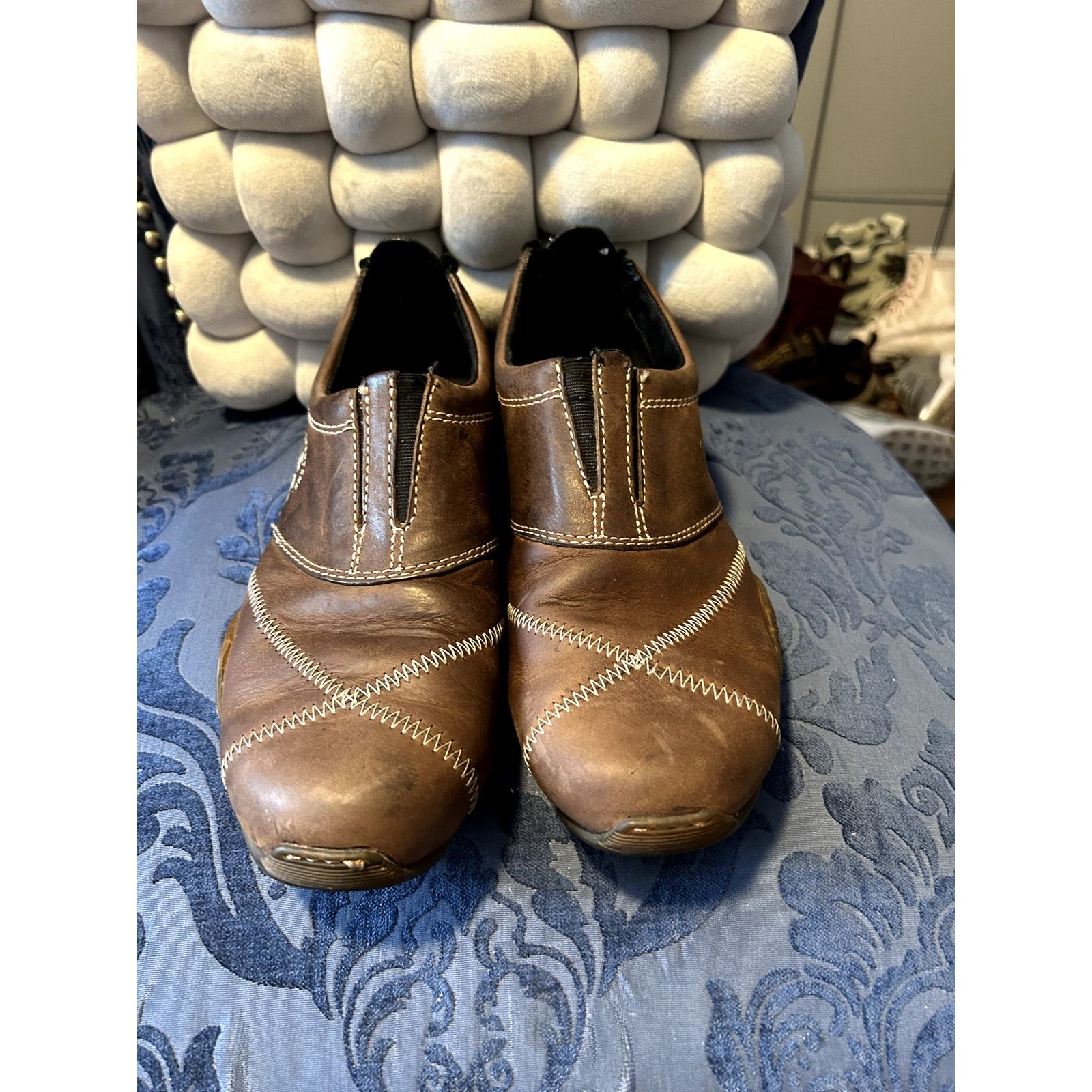 Dr. Martens Vintage Dr Martens Mens Brown Slip On Sneaker size 8/EU 41 Size US 8 / EU 41 - 3 Thumbnail