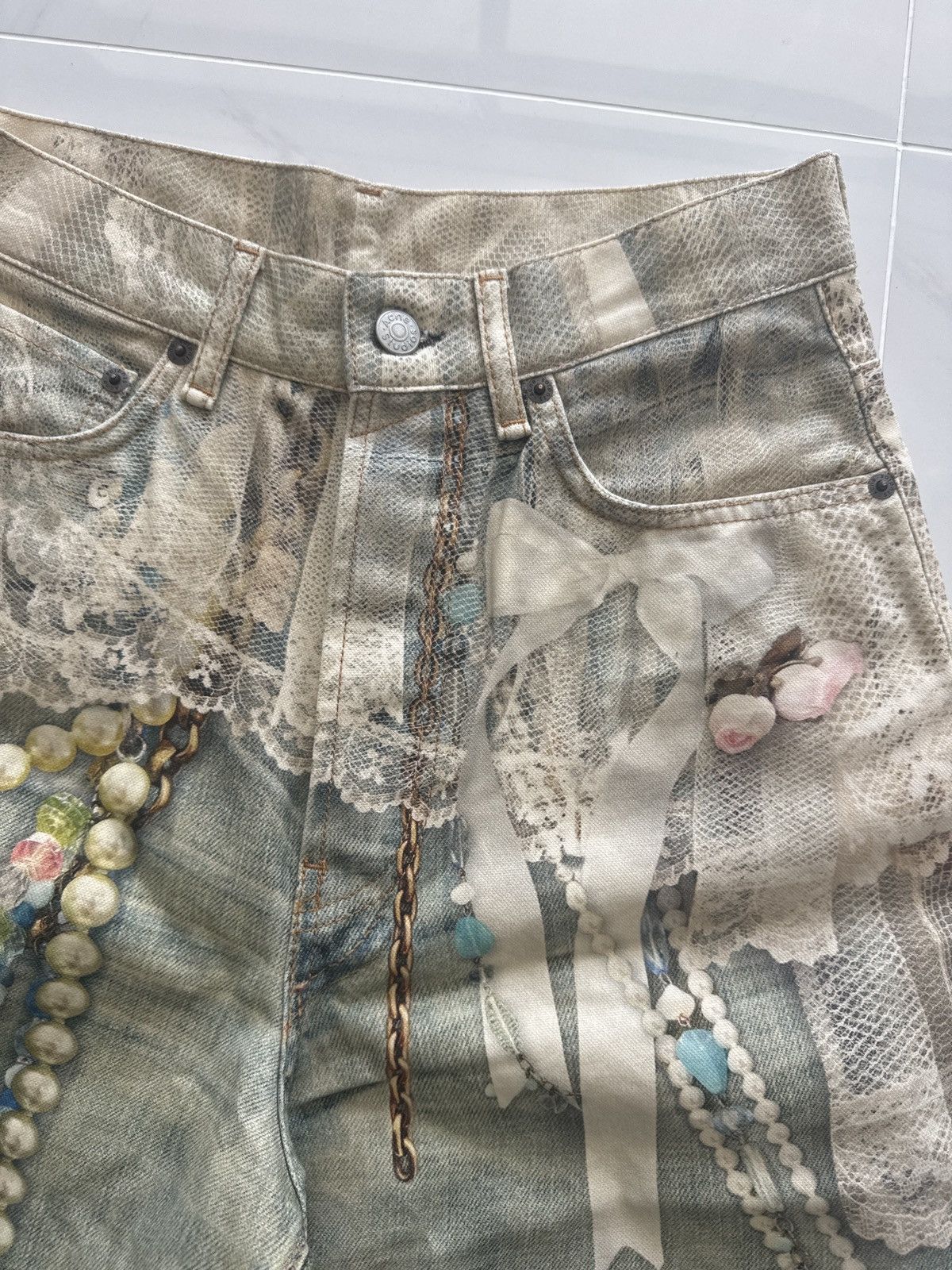 Acne Studios Acne Studios Trompe L’oeil Shorts Size US 34 / EU 50 - 2 Thumbnail