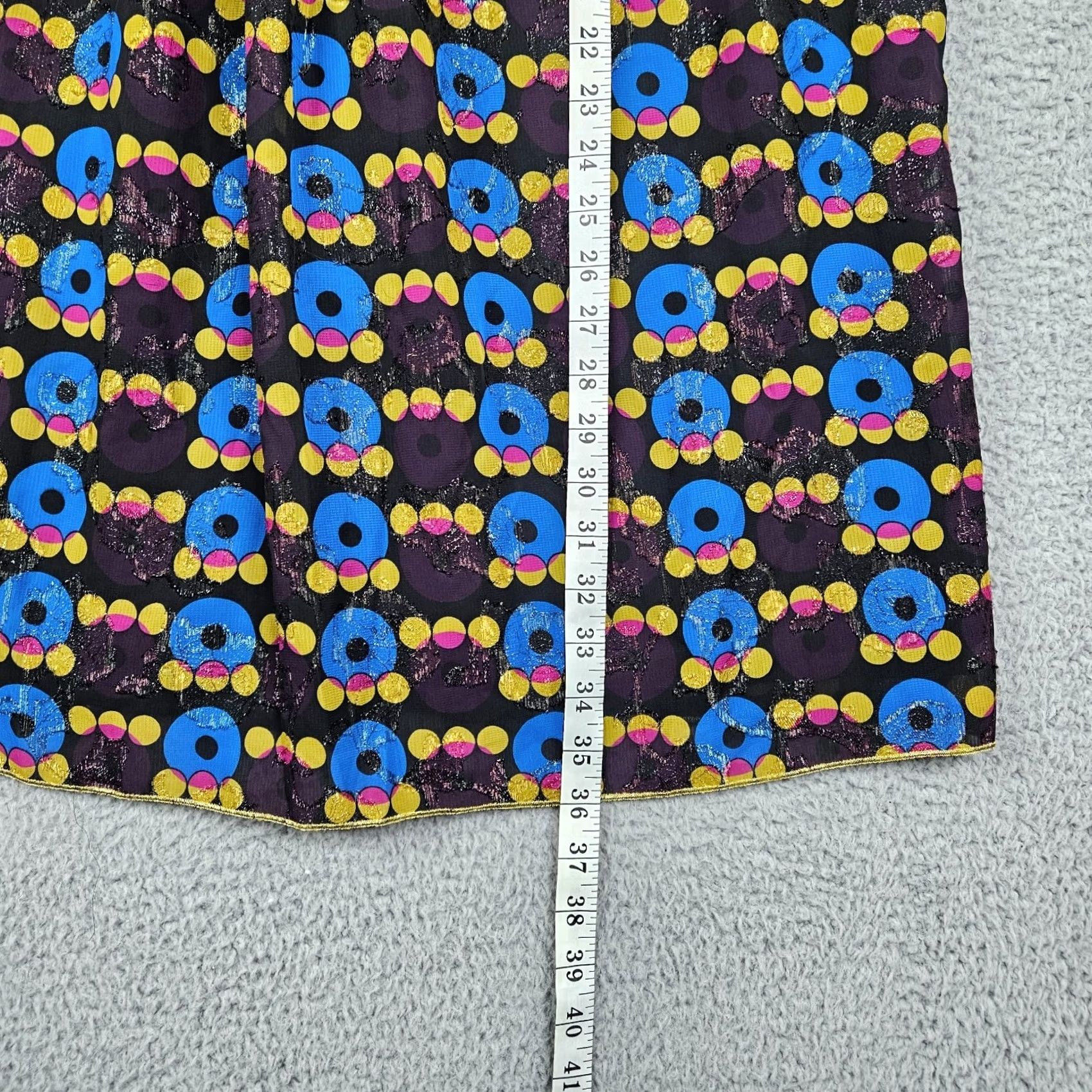 Anna Sui ANNA SUI For Target Metallic Shift Mini Dress Size M Women's Dress Mini Shift Multicolor metallic Anna Sui for Target All Season Mens? (No) Size M / US 6-8 / IT 42-44 - 6 Thumbnail
