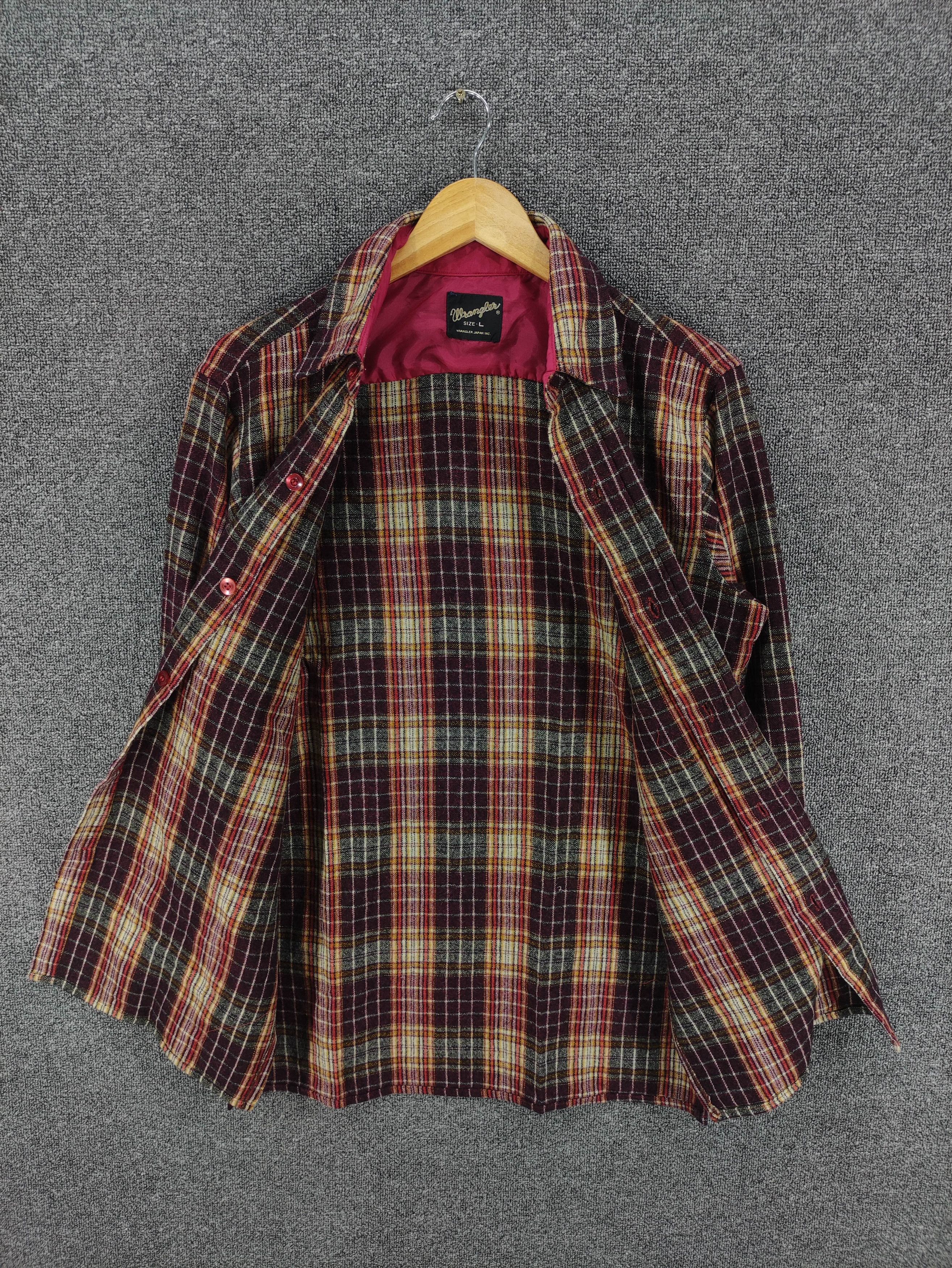 Wrangler Vintage Wrangler Wool Shirt Button Up Long Sleeve Size US M / EU 48-50 / 2 - 3 Thumbnail