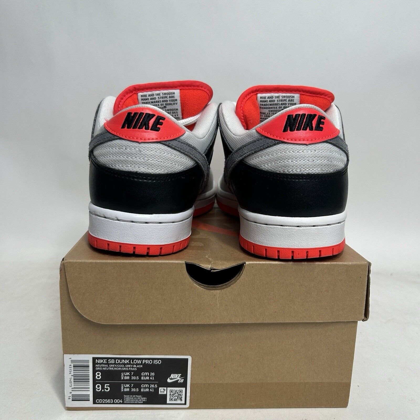Nike Nike SB Dunk Low Pro Iso Orange Label “Infrared AM90” 2024 Size US 8 / EU 41 - 5 Thumbnail