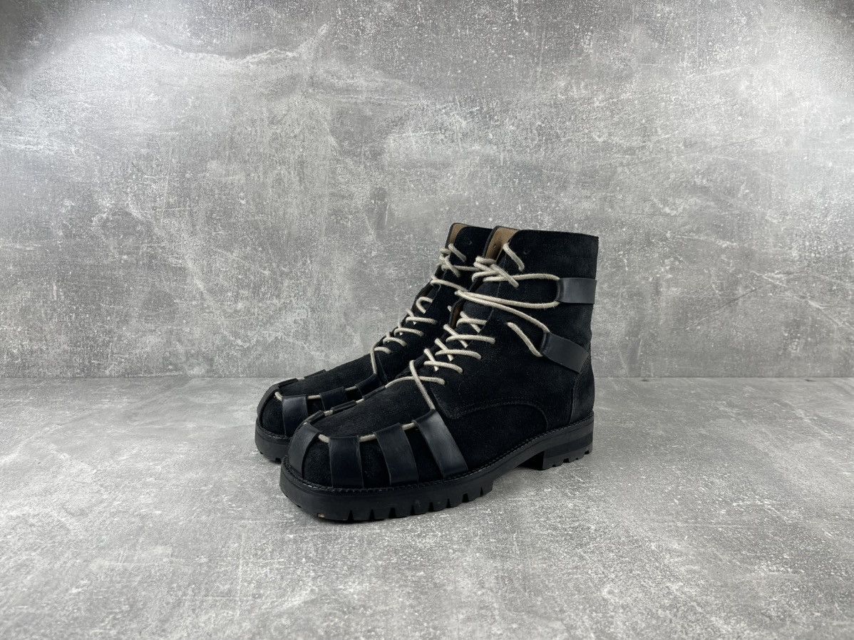 Other Eureka Filipe Sousa Avant Garde Suede Leather Strap Boots Size US 9 / IT 39 - 1 Thumbnail