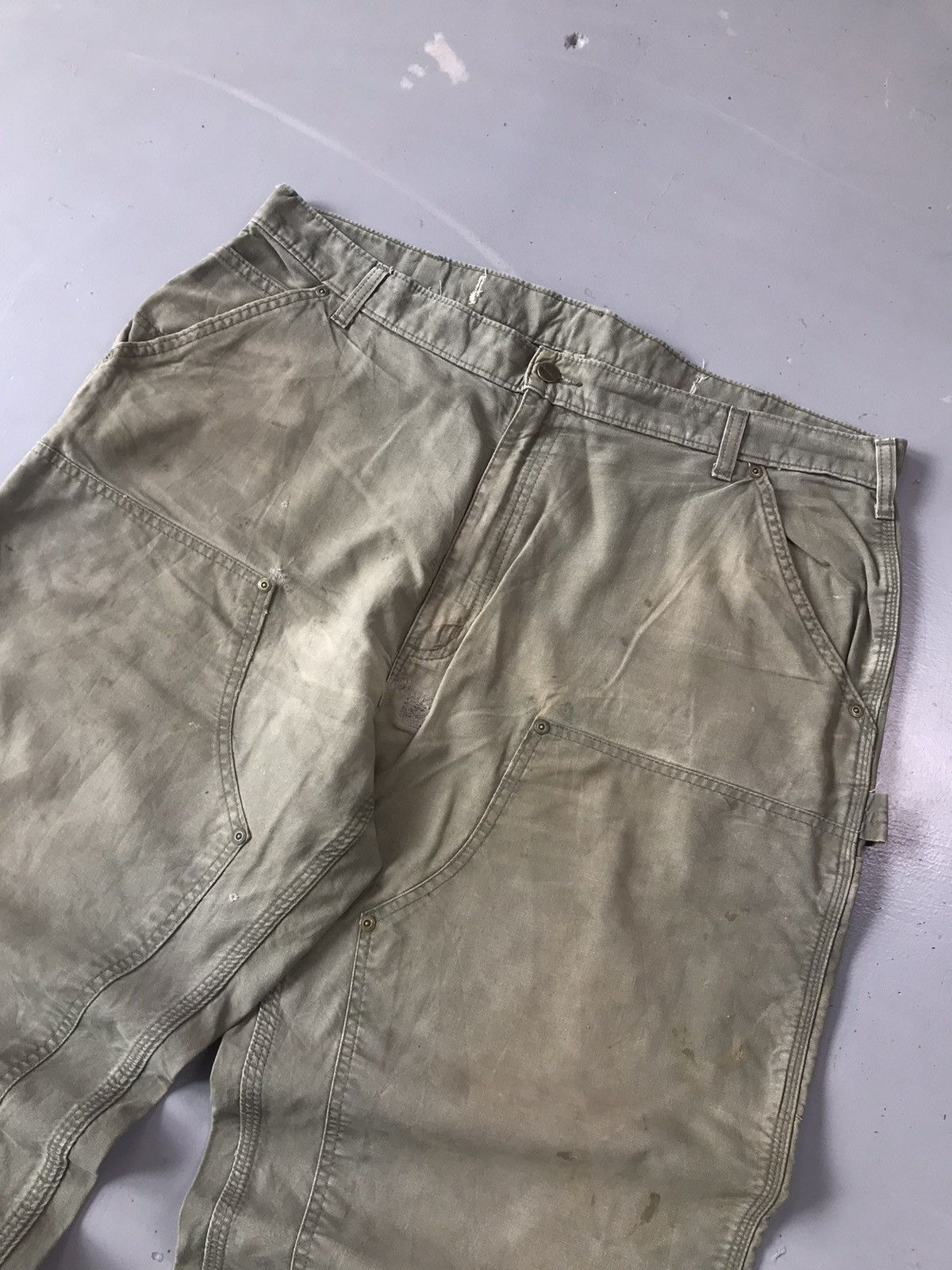 Carhartt × Vintage Vintage Carhartt B195 ARG double knee carpenter denim Size US 40 / EU 56 - 4 Thumbnail