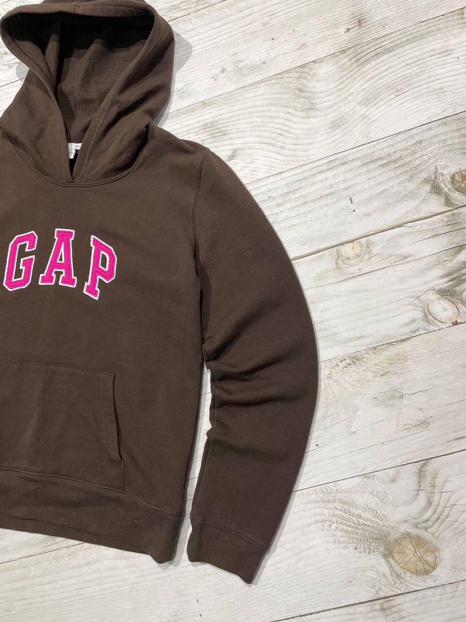 Gap Vintage GAP Hoodie Brown Big Logo Pink Women Size M Size M / US 6-8 / IT 42-44 - 6 Thumbnail