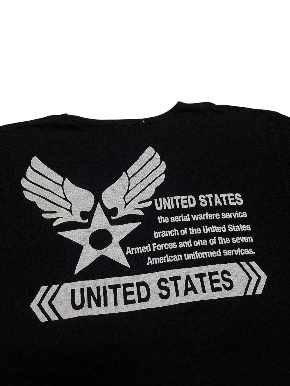 If Six Was Nine Vintage Beaumere U.S.A.F Tactical Military Thermal Waffle Size US XL / EU 56 / 4 - 4 Thumbnail