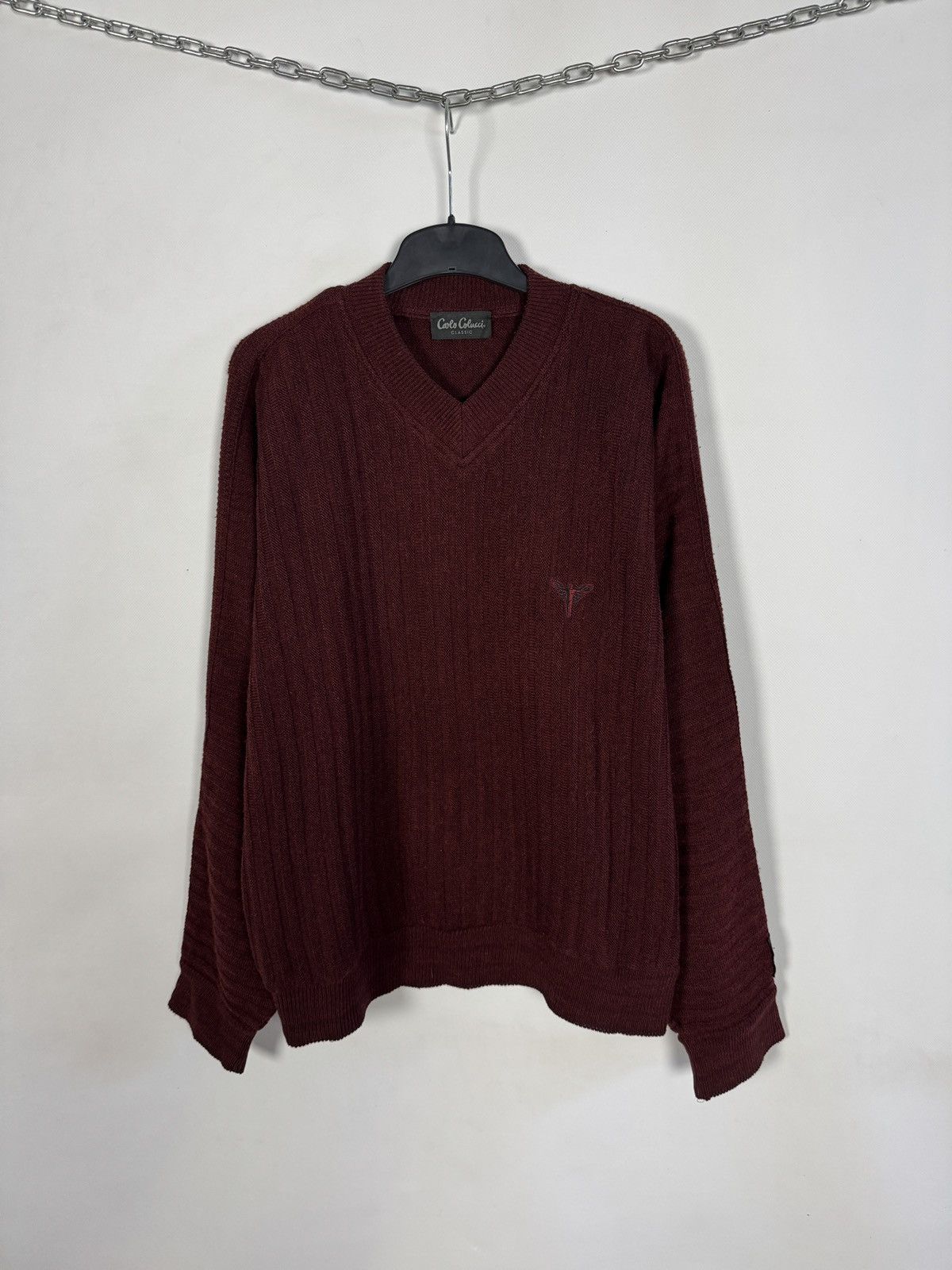 Carlo Colucci Vintage Carlo Colucci Classic Wool Sweater Pullover Size 52 Size US XL / EU 56 / 4 - 1 Thumbnail