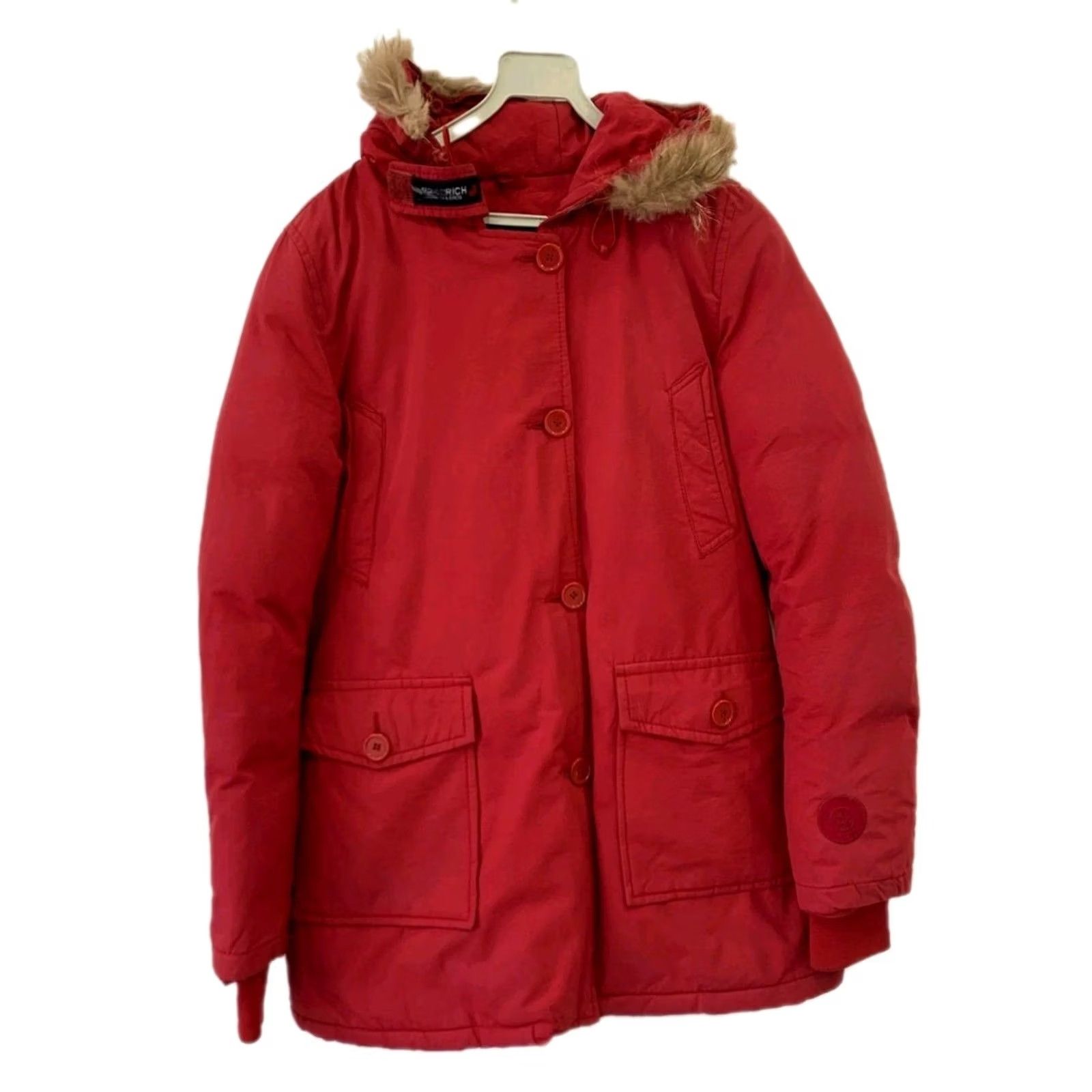 Vintage Woolrich John Rich & Bros Arctic Parka Women’s Red Down Hooded Parka S Woolrich John Rich & Bros Womens Small Red Down Hooded Parka Size S / US 4 / IT 40 - 2 Thumbnail
