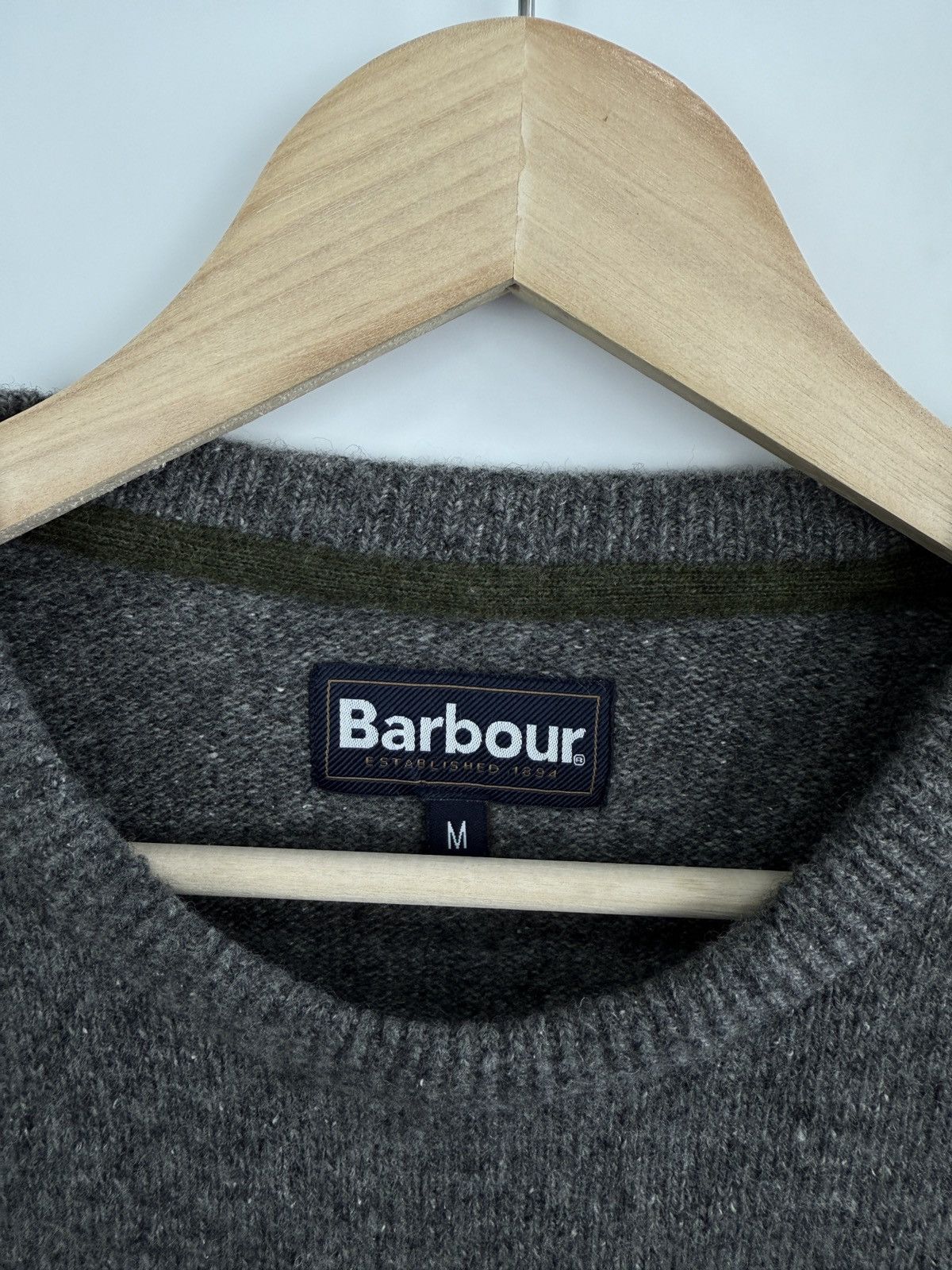 Barbour 🇬🇧 Vintage Barbour Wool Sweater Rare Retro Hype Y2K Size US M / EU 48-50 / 2 - 7 Thumbnail