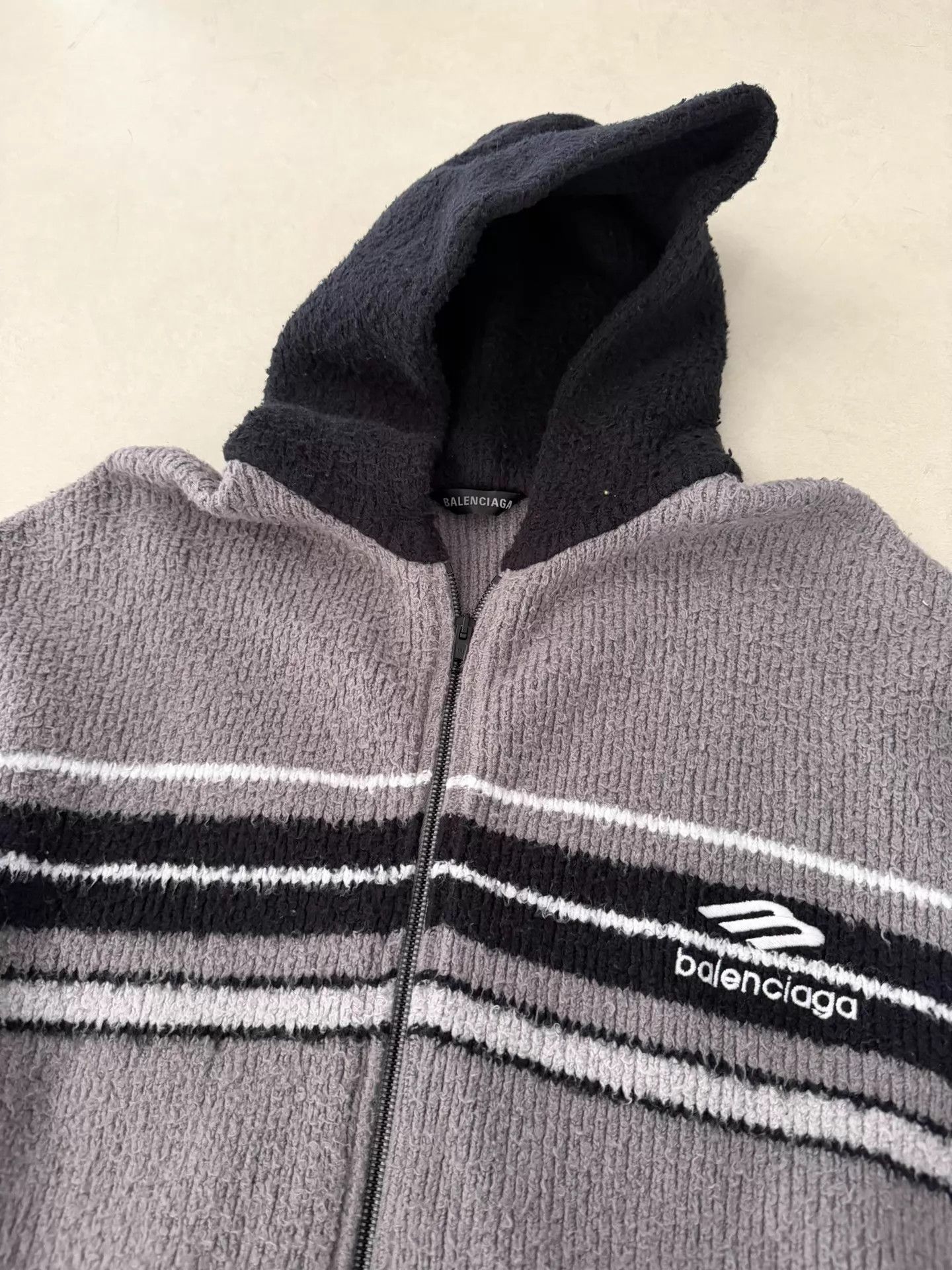 Balenciaga Balenciaga 25 3B ski logo fleece hooded jacket M Size M / US 6-8 / IT 42-44 - 3 Thumbnail
