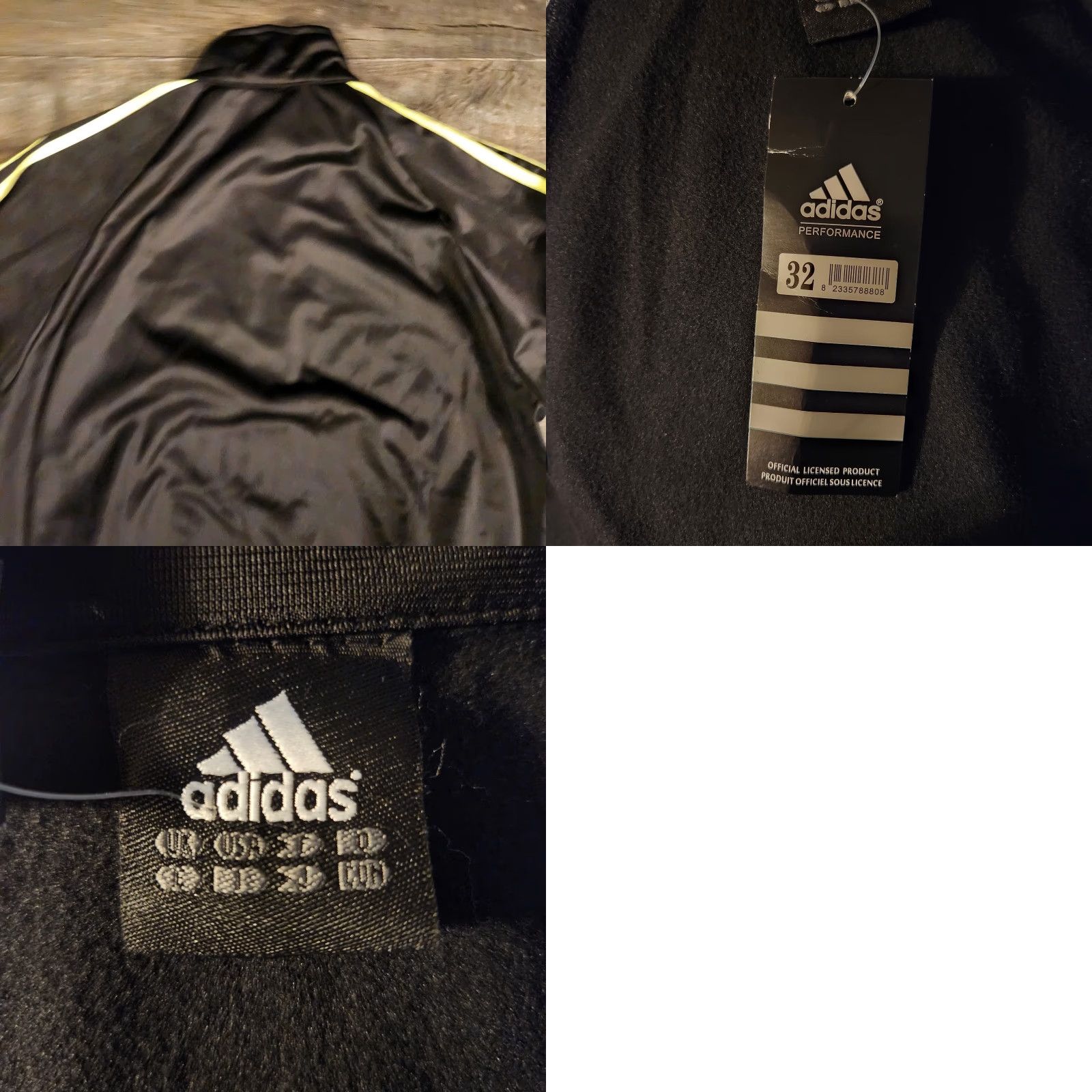 Adidas Adidas Adicolor Teamgeist Track Jacket Men’s M Hi Viz Black NWT Size US M / EU 48-50 / 2 - 8 Thumbnail