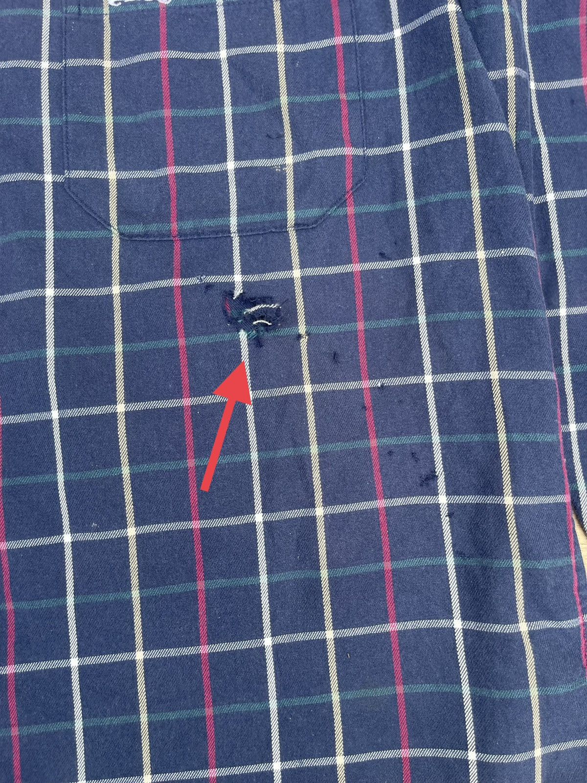 Burberry Vintage Burberrys Navy Plaid Button-Down Shirt Size US S / EU 44-46 / 1 - 6 Thumbnail
