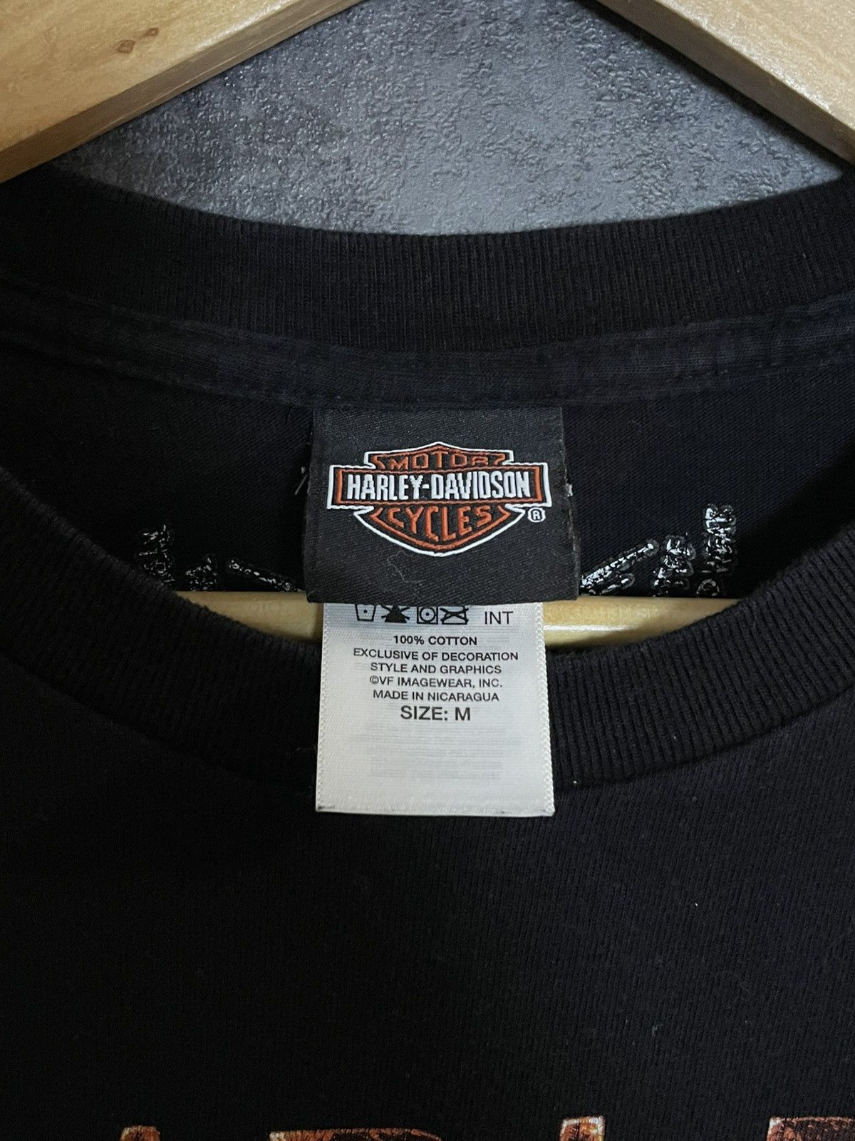 Harley Davidson Crazy Vintage Harley Davidson Skull Longsleeve 3D Emblem USA Size US M / EU 48-50 / 2 - 13 Thumbnail