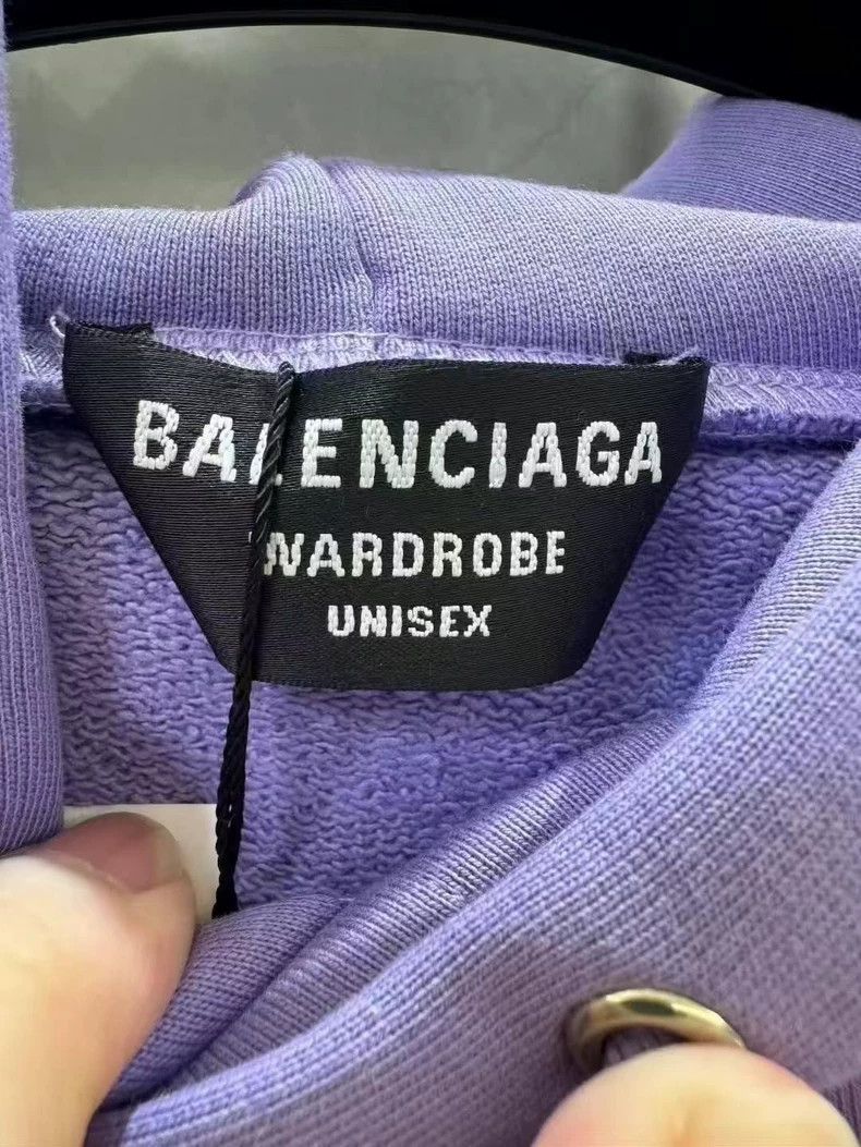 Balenciaga Balenciaga Purple Embroidered Coke Logo Hoodie Size US M / EU 48-50 / 2 - 3 Thumbnail