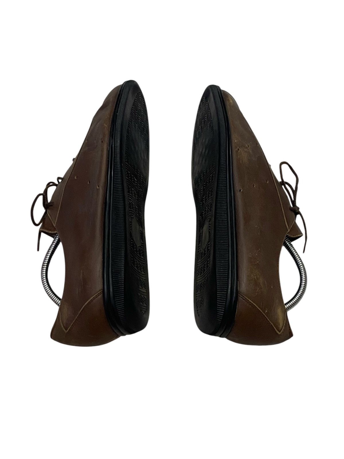 Issey Miyake Vintage 80s Issey Miyake Plegada Leather Shoes Size US 7 / EU 40 - 8 Thumbnail