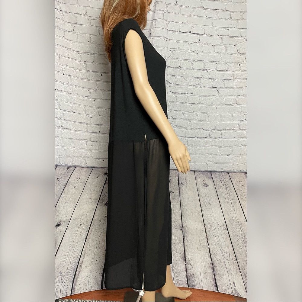 Other New Cha Cha Vente Black Long Sheer Bottom Top Tunic Size L Size L / US 10 / IT 46 - 2 Thumbnail