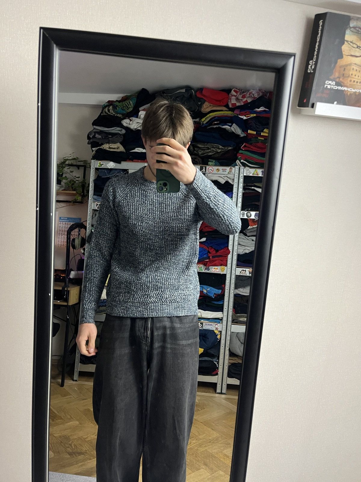 Folk Folk Heavy Knit Crewneck Acrylic Wool Sweater Size 2 Size US S / EU 44-46 / 1 - 2 Thumbnail