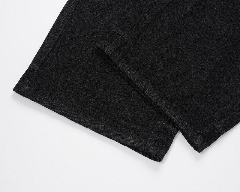 Jean High street washed loose wide-leg classic scimitar jeans Size US 32 / EU 48 - 6 Thumbnail