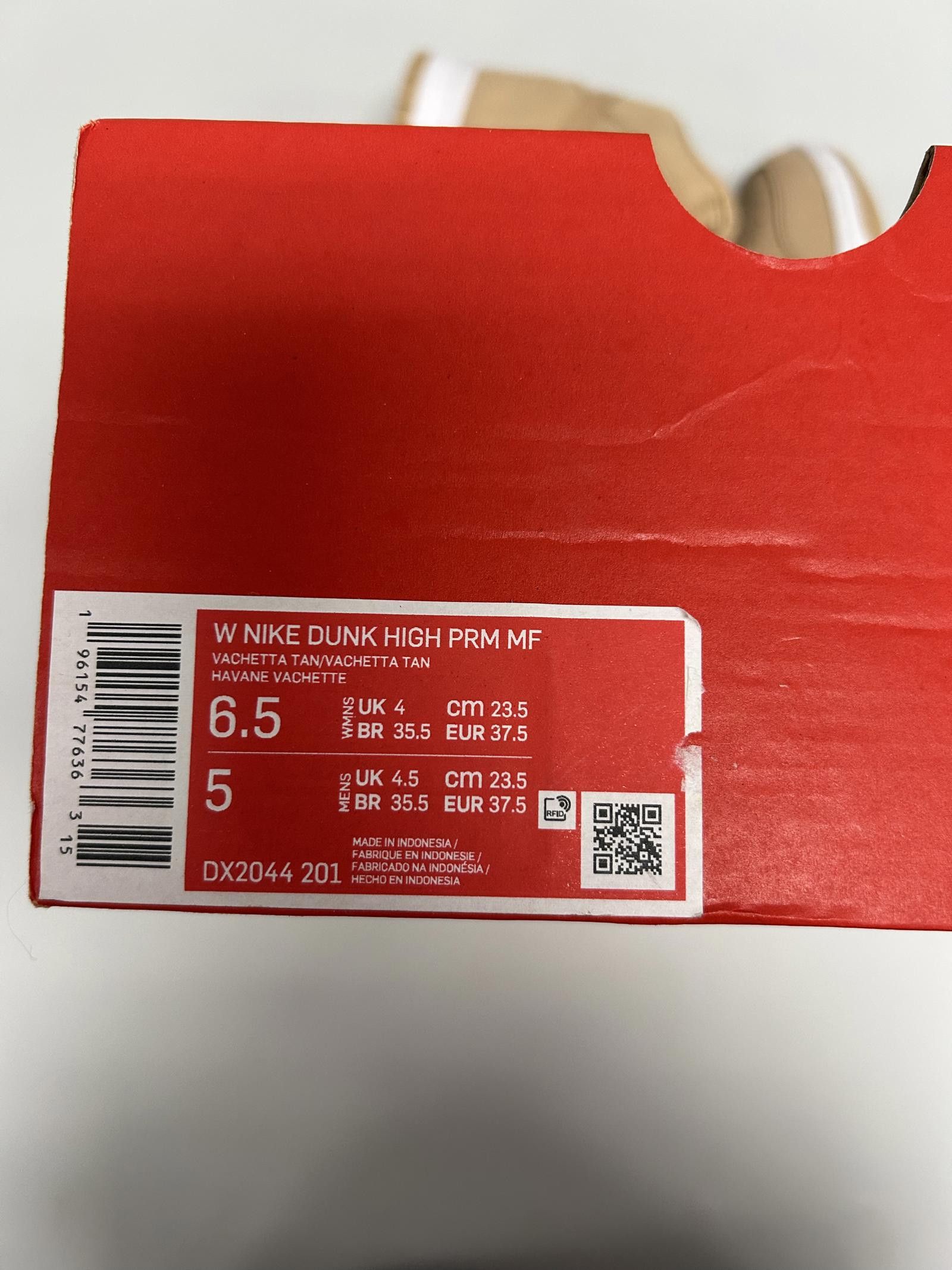 Nike Nike Dunk High Premium - Vachetta Tan Size US 6.5 / IT 36.5 - 12 Thumbnail