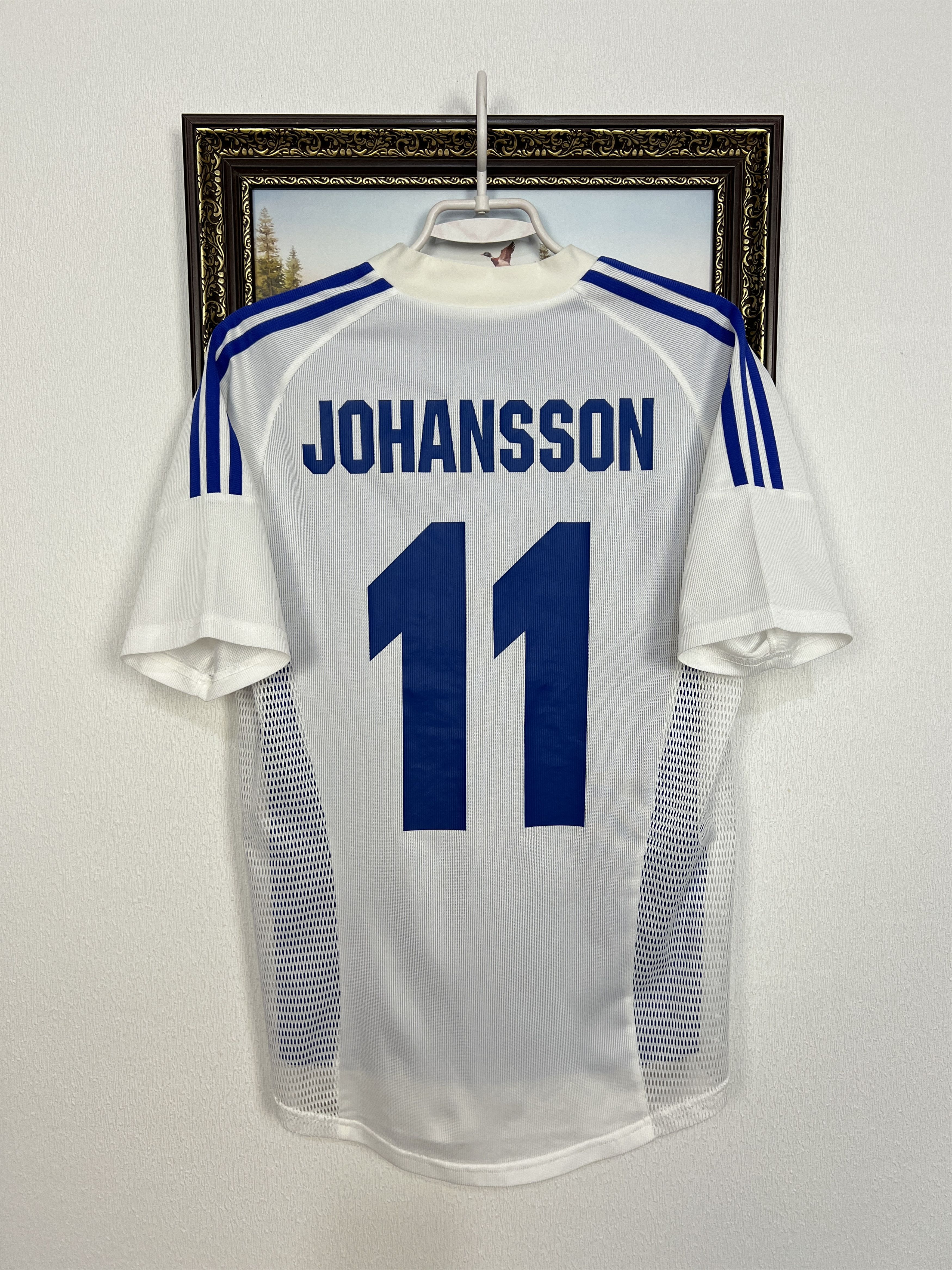 Adidas Finland football shirt Soccer #11 Johansson Jersey Trikot Size US S / EU 44-46 / 1 - 7 Thumbnail