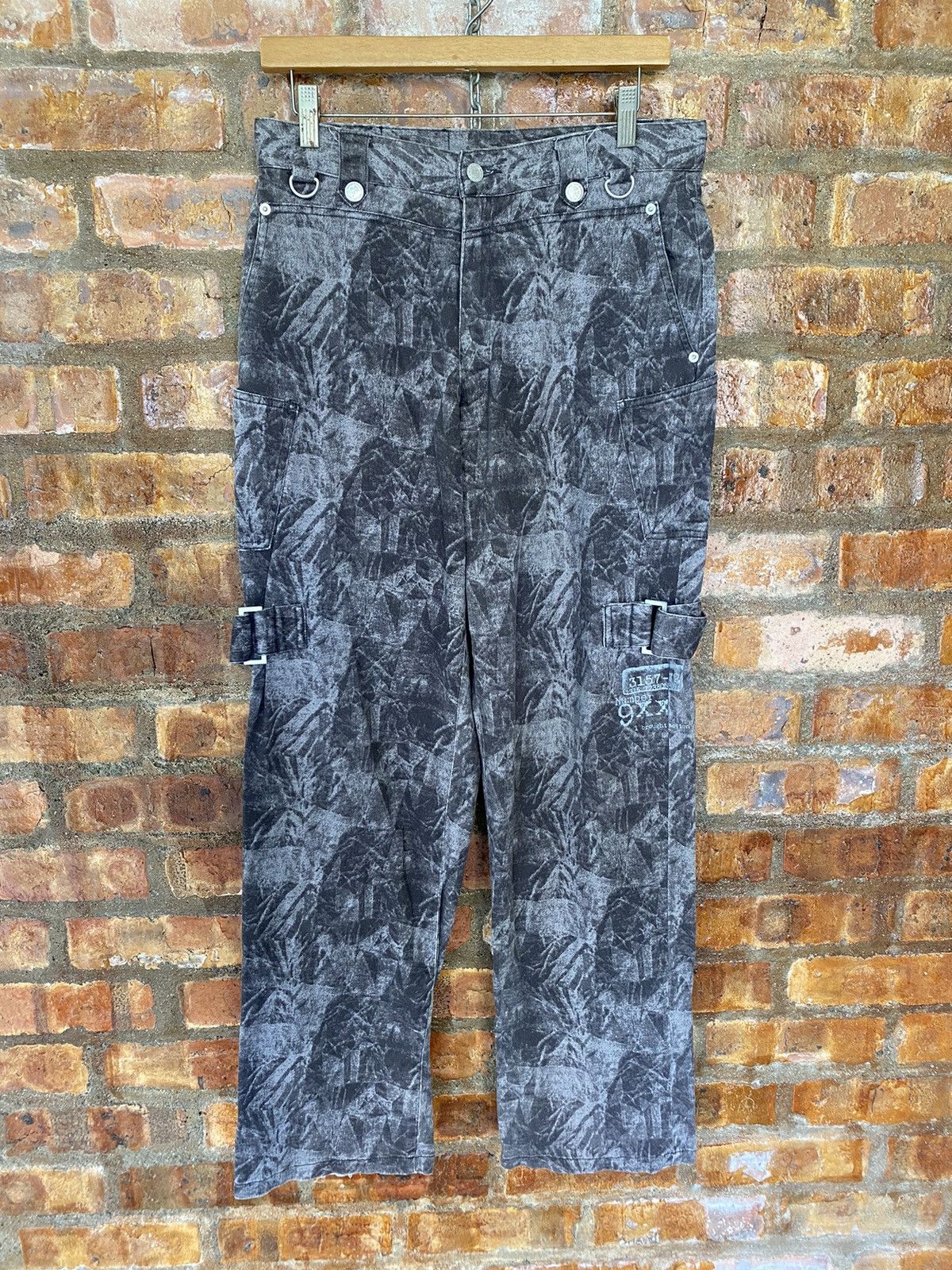 Sex Pot ReVeNGe 🔥 SLASH NUMBER JAPAN SMOKED BONDAGE PANT Size US 30 / EU 46 - 2 Thumbnail
