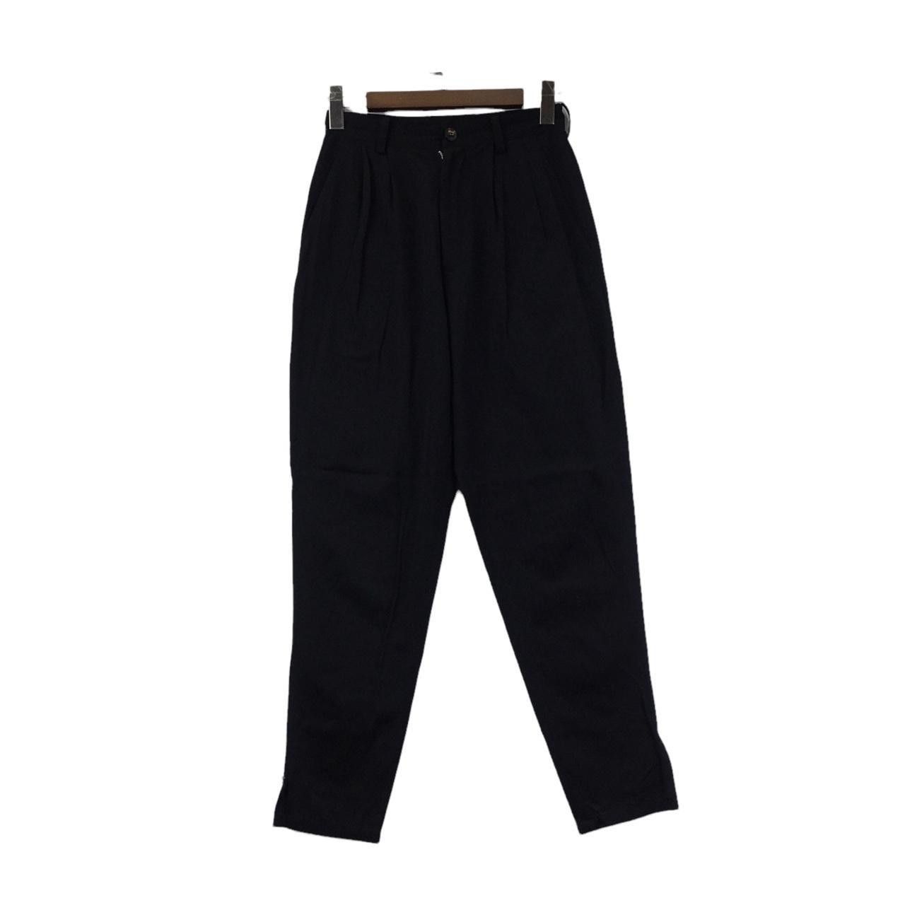 Yohji Yamamoto Vtg YOHJI YAMAMOTO Y’s Minimalist Black Pant Trouser Slack Size 26" / US 2 / IT 38 - 1 Thumbnail