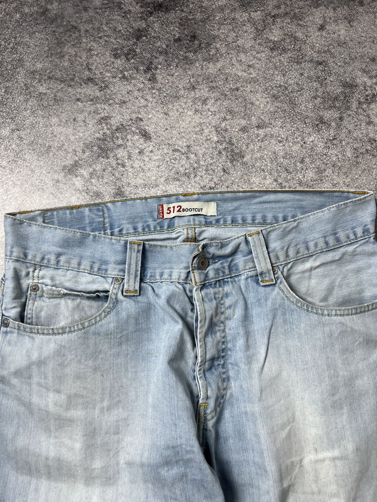 Levi's 🔥00'S LEVIS BOOTCUT FLARED WASHED JEANS TORNADO MART VIBE Size US 34 / EU 50 - 7 Thumbnail