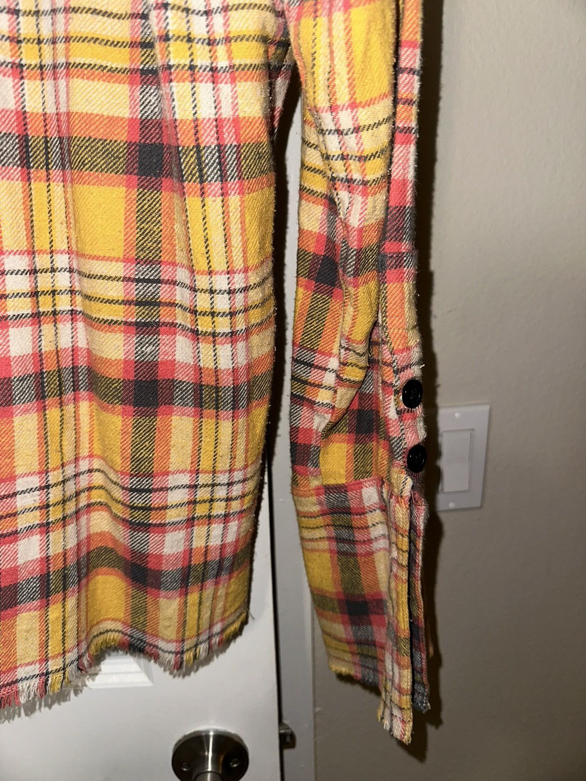 Greg Lauren GREG LAUREN - YELLOW PLAID STUDIO - SIZE 4 Size US XL / EU 56 / 4 - 9 Thumbnail