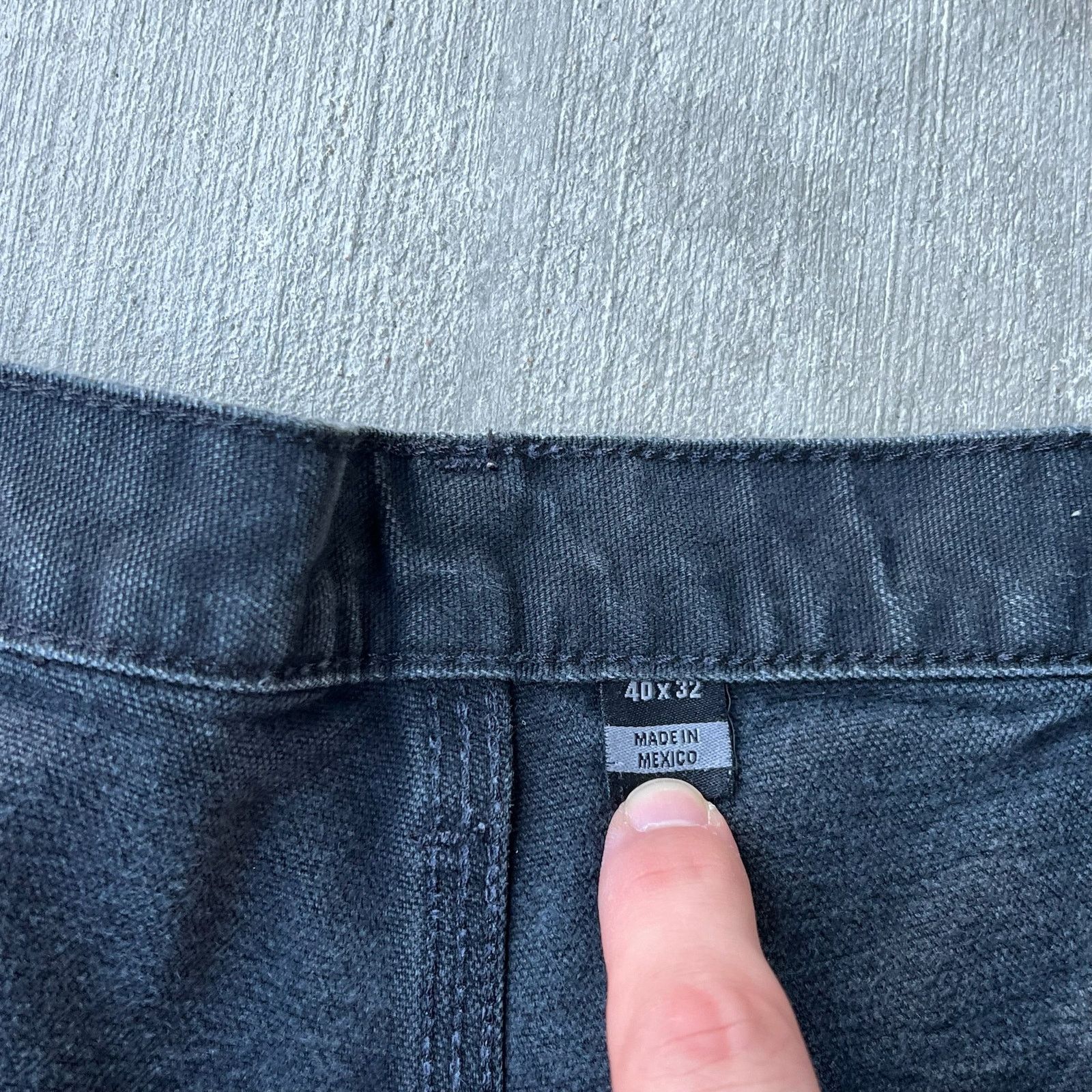 Carhartt × Vintage Carhartt faded black double knee work wear carpenter pants Size US 38 / EU 54 - 8 Thumbnail