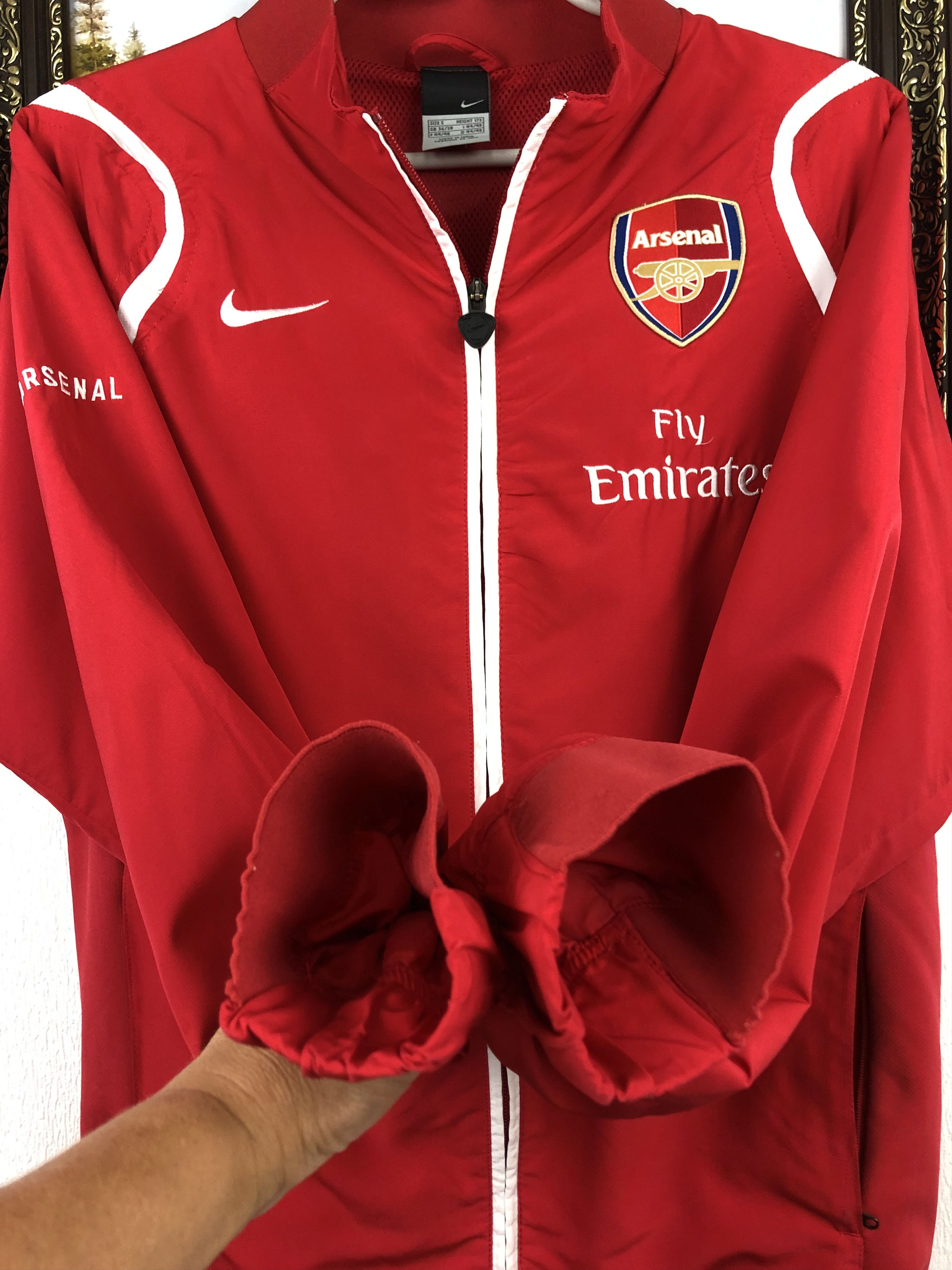 Nike Vintage Arsenal Football Jacket Soccer Track Top Gunners Size US S / EU 44-46 / 1 - 6 Thumbnail