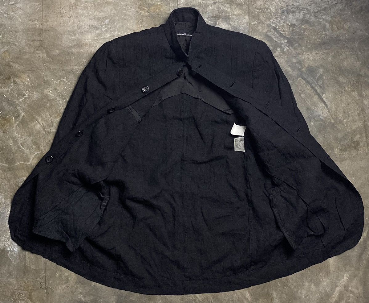 Tricot Comme des Garcons CDG Tricot AD1999 Linen Oversized Blazer Size L / US 10 / IT 46 - 6 Thumbnail