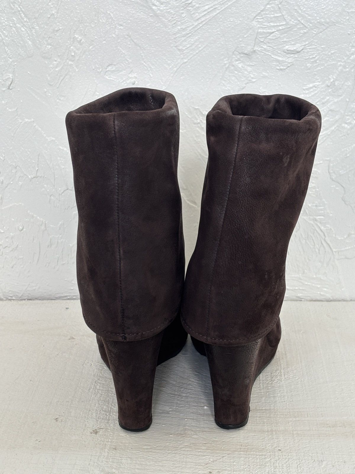 Prada Prada wedge fold over boots Size US 8 / IT 38 - 2 Thumbnail
