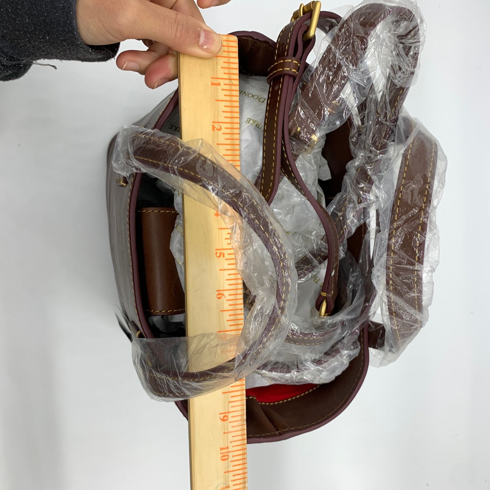 Dooney & Bourke Dooney & Bourke Leather Purse Brinley Chestnut Handbags Size ONE SIZE - 7 Thumbnail