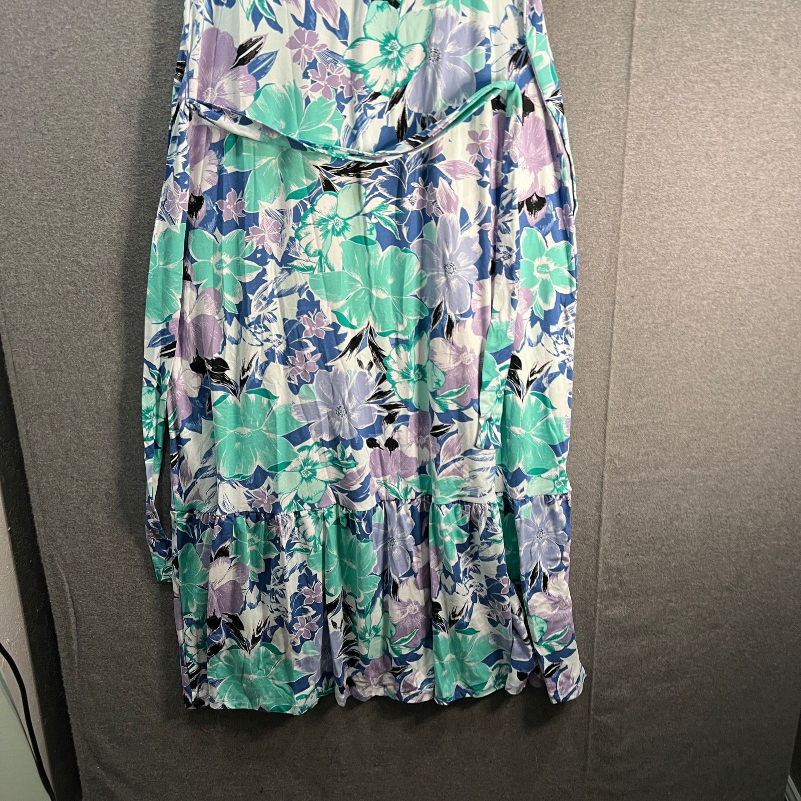 Other Cuddl Duds Flexwean Scoop-Neck Tiered Maxi Dress Blu Size S / US 4 / IT 40 - 11 Thumbnail
